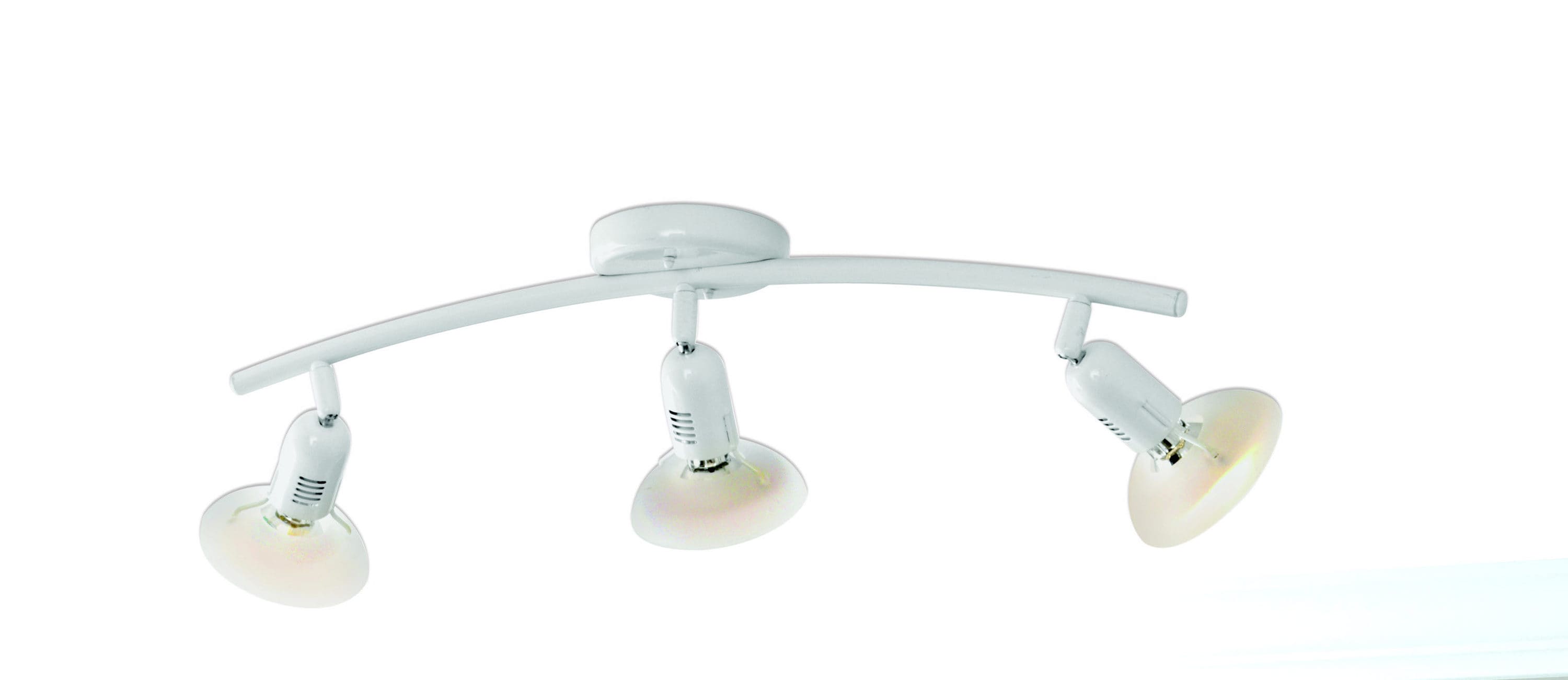Style Selections Space 25.2-in 3-Light White dimmable Medium Base (e-26)  Contemporary/Modern Track Bar in the Fixed Track Lighting Kits department  at