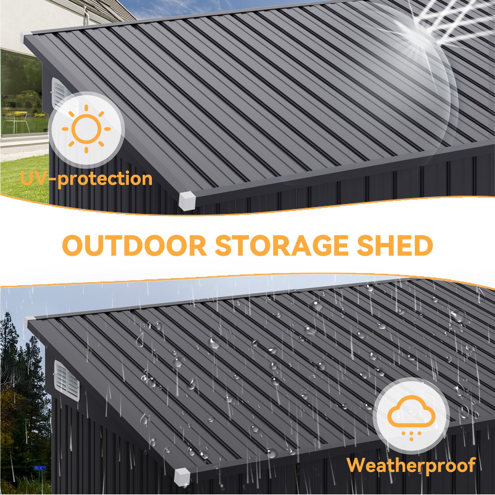 AOXUN AX-00402B Metal-Storage-Buildings-Sheds - View #3