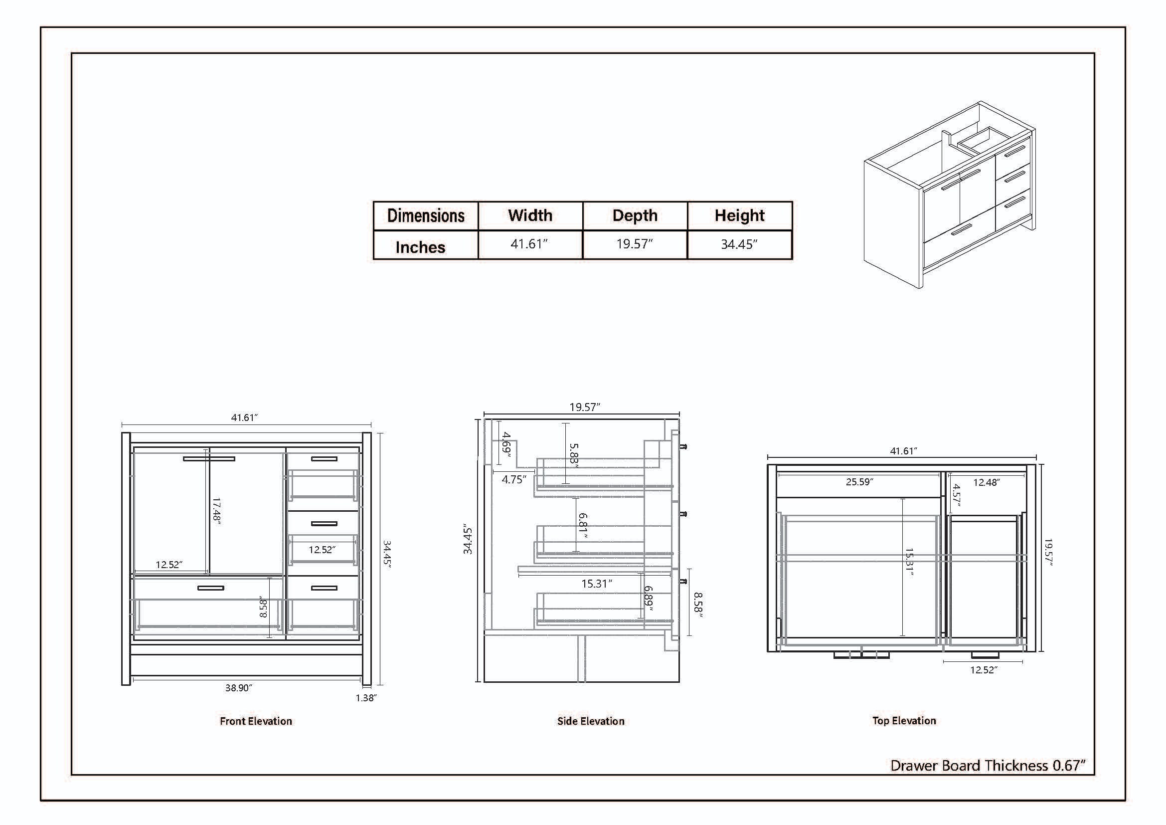 Moreno Bath MD642RRW Bath-Vanity-Combo - View #12