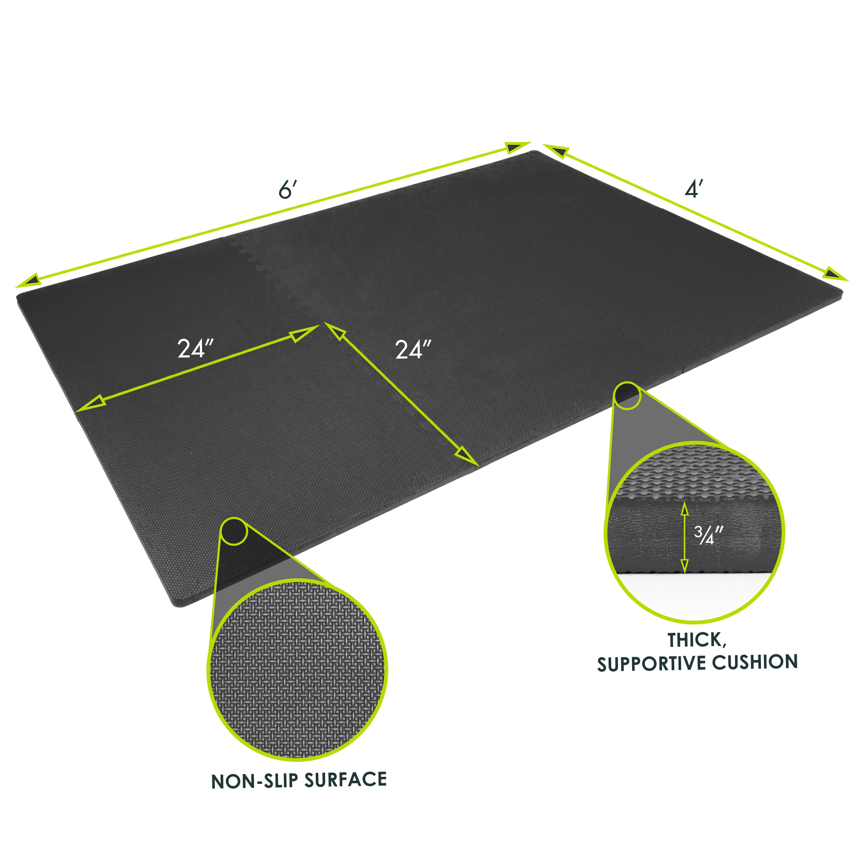 ProsourceFit PS2997EXTPBLACK  - View #4