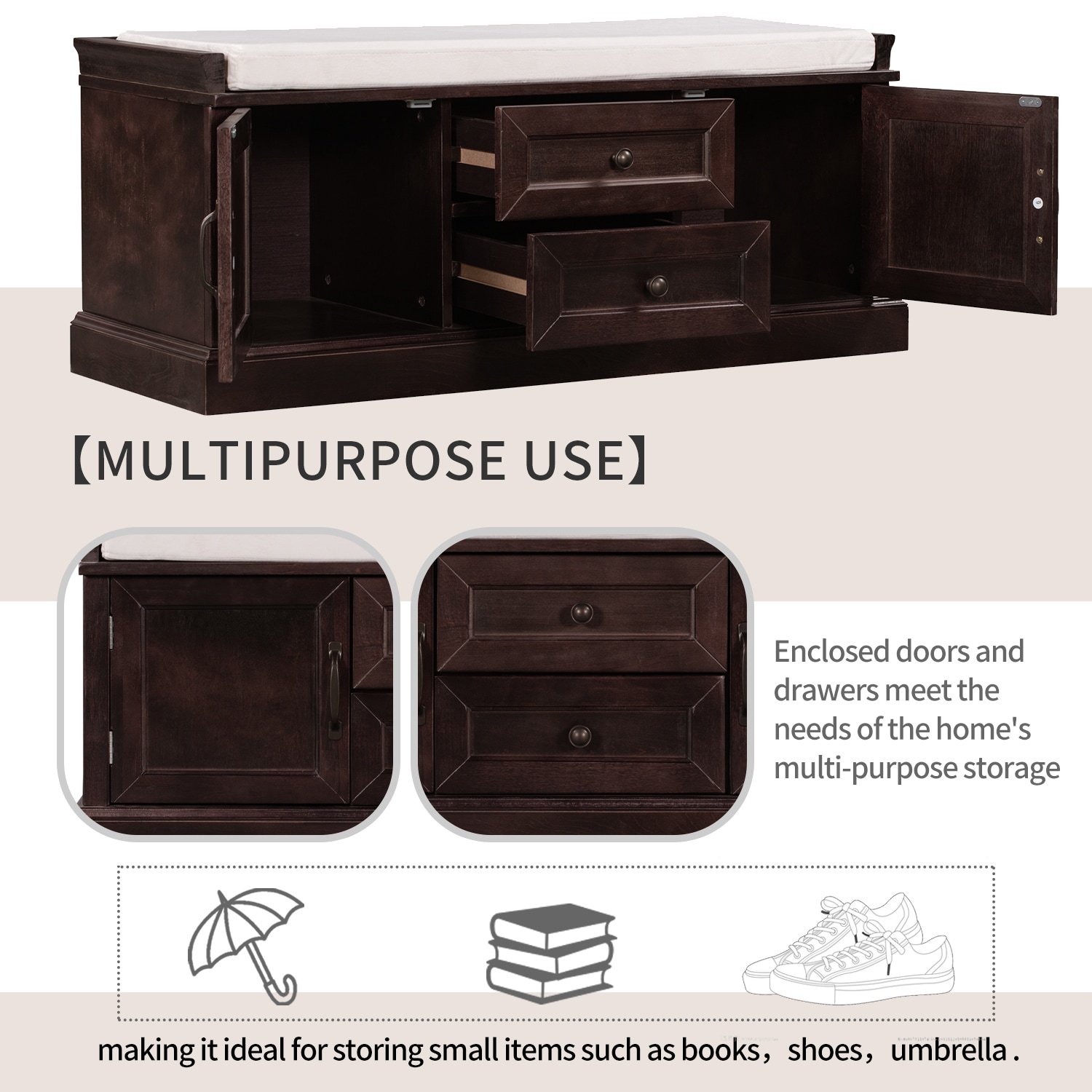 Streamdale Furniture WF288172AAP bench - View #6