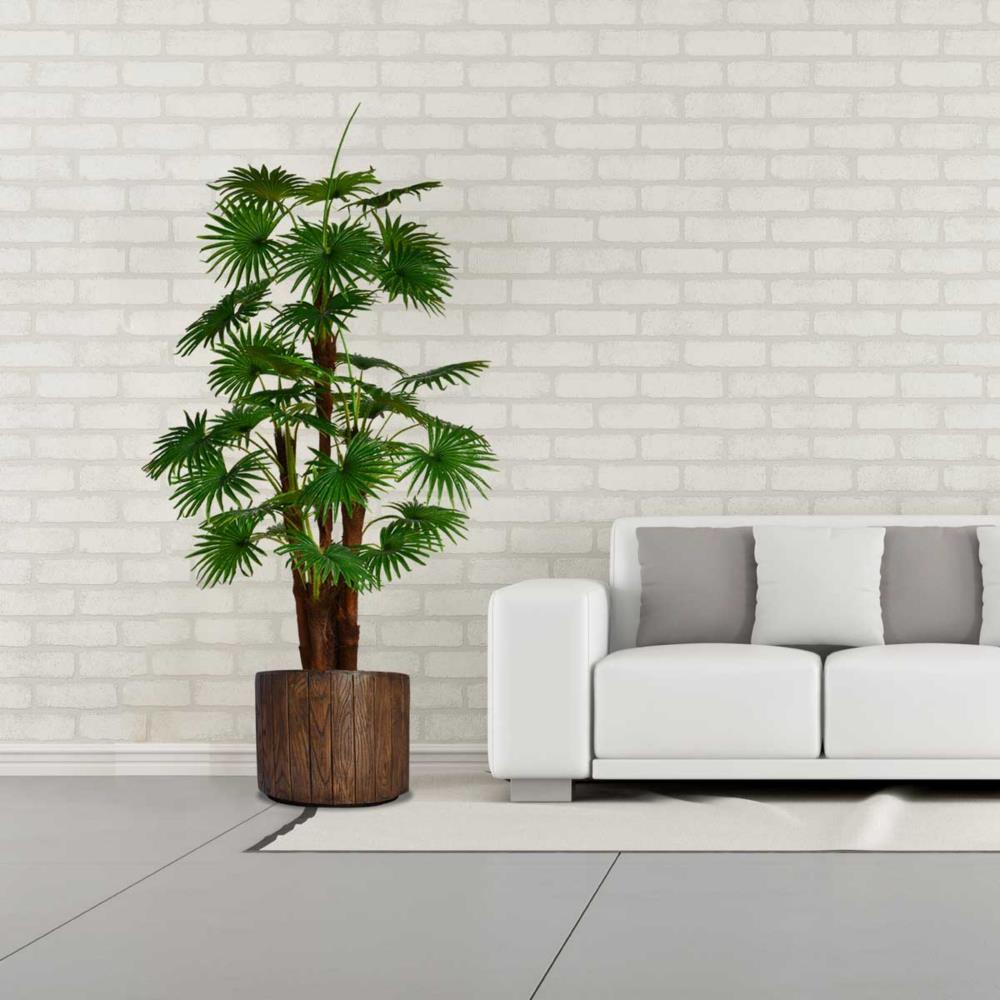 Vintage Home 71-in Natural/Brown Palm Artificial Tree at Lowes.com