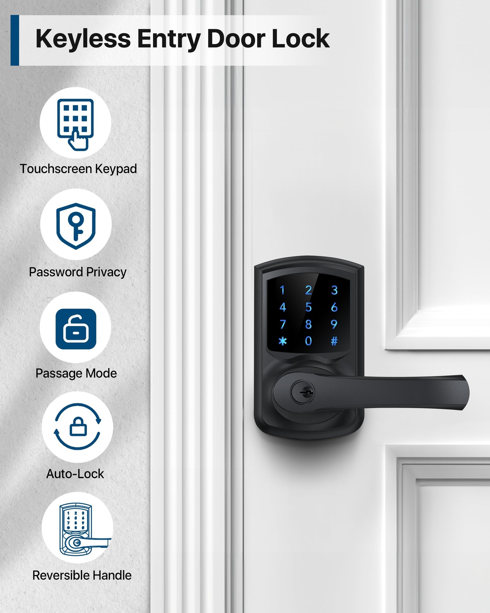 Justincity LJT0806J306 Electronic-Door-Locks - View #2