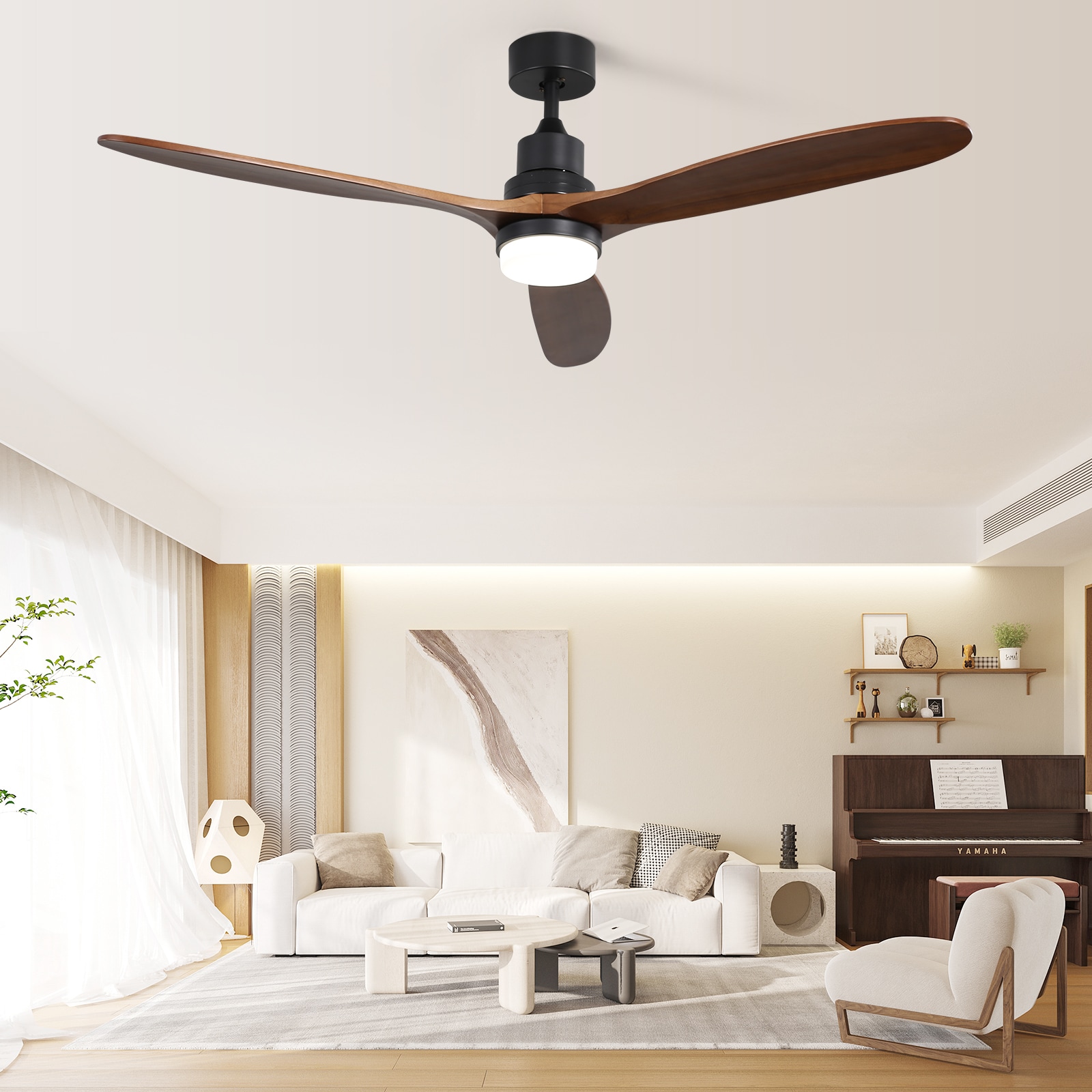 Sofucor LS-6003-BK-HTM-60-W Ceiling-Fans - View #5