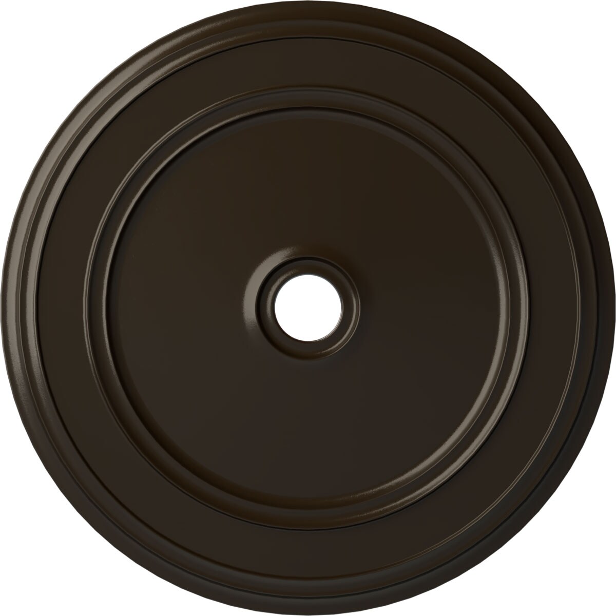 Ekena Millwork CM41CLSHF Classic 41.125-in W x 41.125-in L Painted Stone Hearth Polyurethane Whole Ceiling Medallion