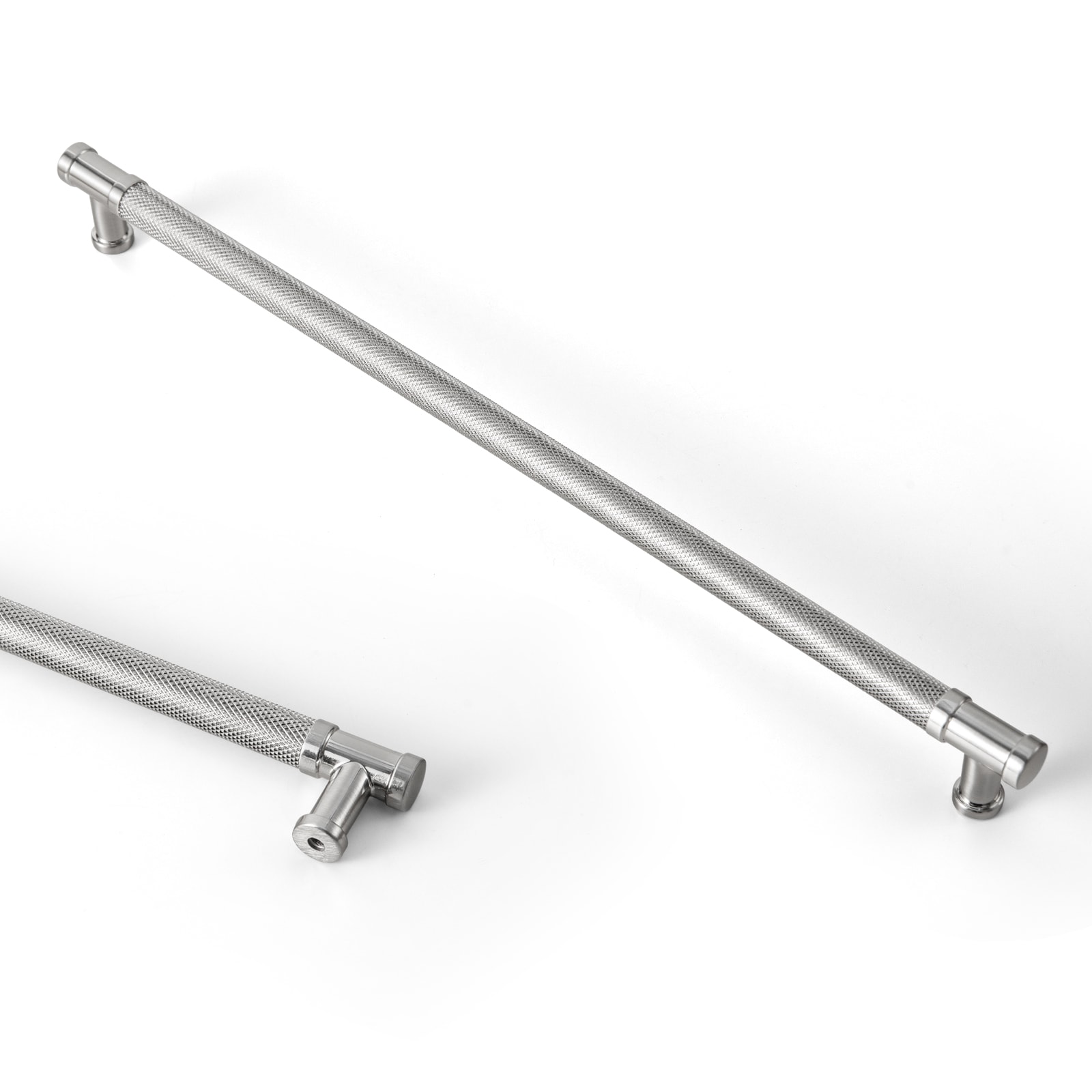 Miaokesen 2210LN-320 12-5/8-in , 320mm Center to Center Satin Nickel Cylindrical Bar 6 -Pack
