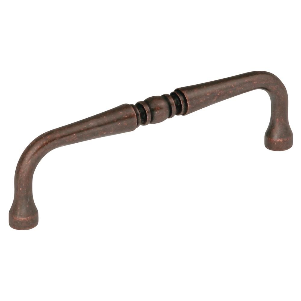 Hickory Hardware P3076-DAC Williamsburg 4-in , 102mm Center to Center Dark antique copper Rectangular Handle