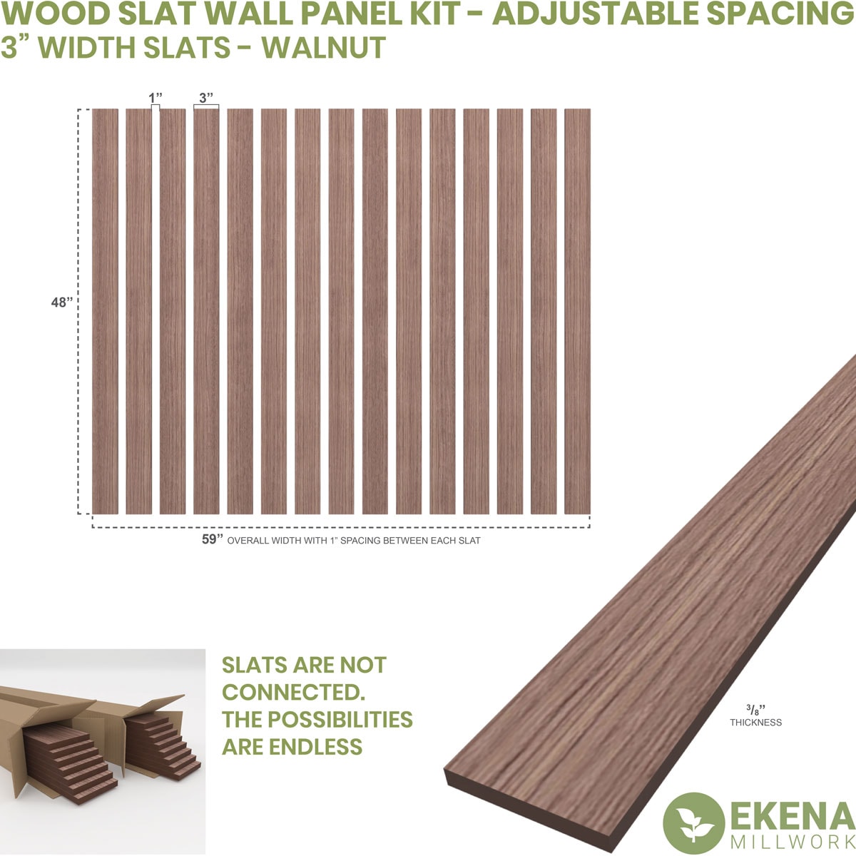 Ekena Millwork SWW60X48X0375WA Wall-Planks - View #2