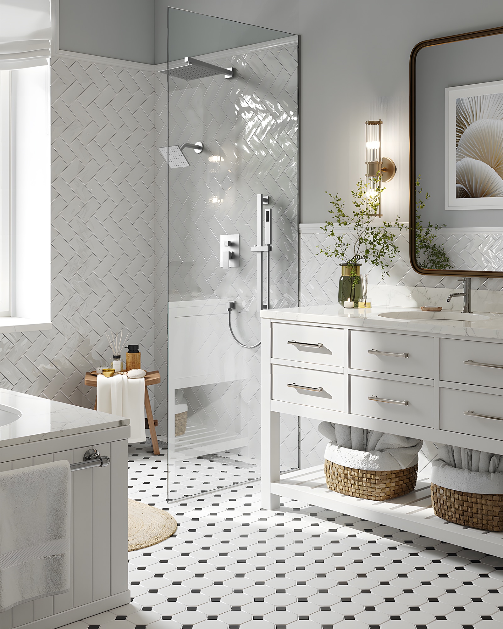 GRANDJOY SFS-1059-NK10 Showerhead-Bar-Panels - View #14