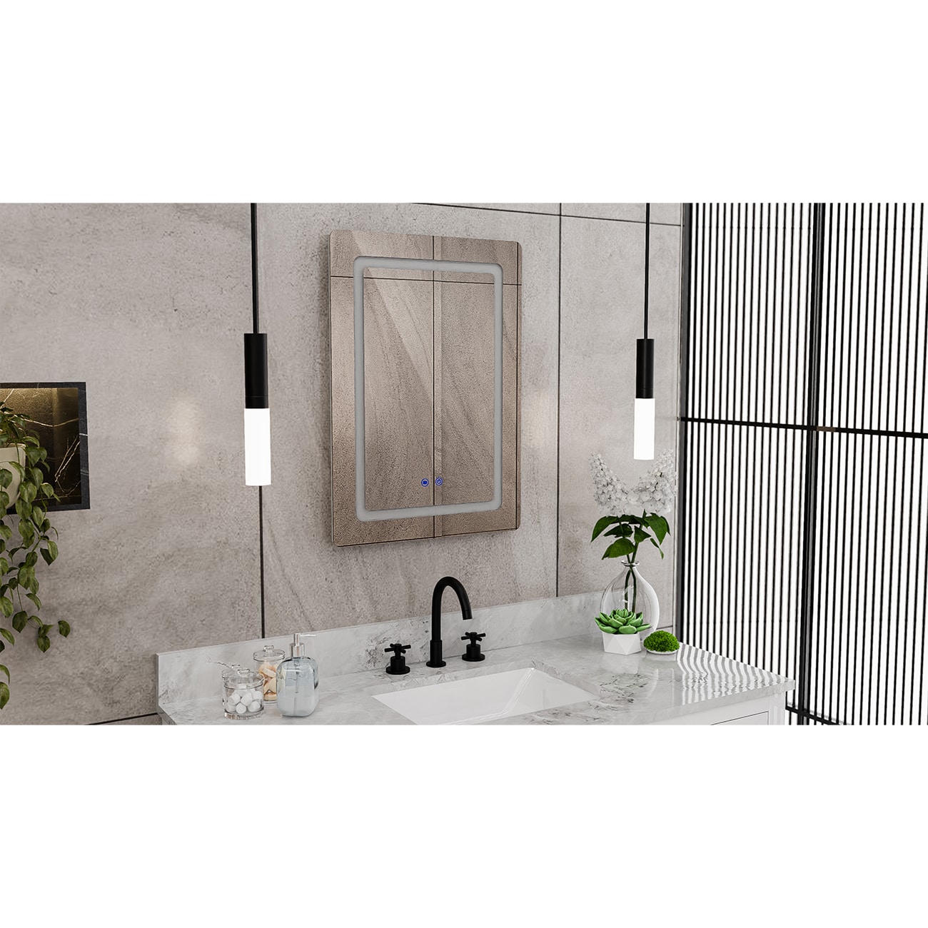 DreamLine LMBL2820R Framed-Bath-Mirrors - View #8