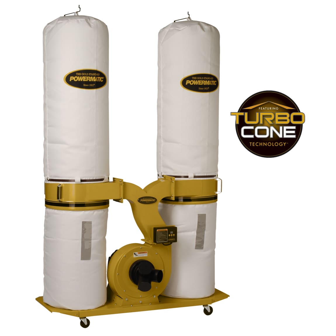 Powermatic PM9-1792073K TurboCone PM1900TX-BK3 Dry Dust Collector with Polyester Filter