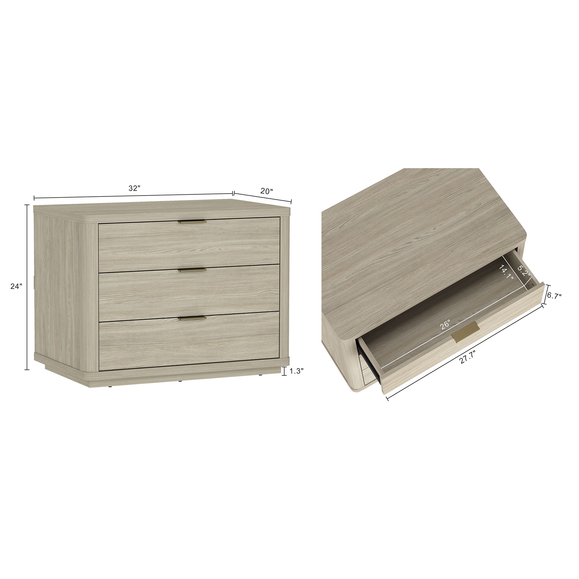Manhattan Comfort NS014-NA nightstands - View #3