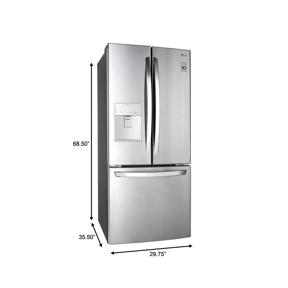 LG LFDS22520S French-Door-Refrigerators - View #3