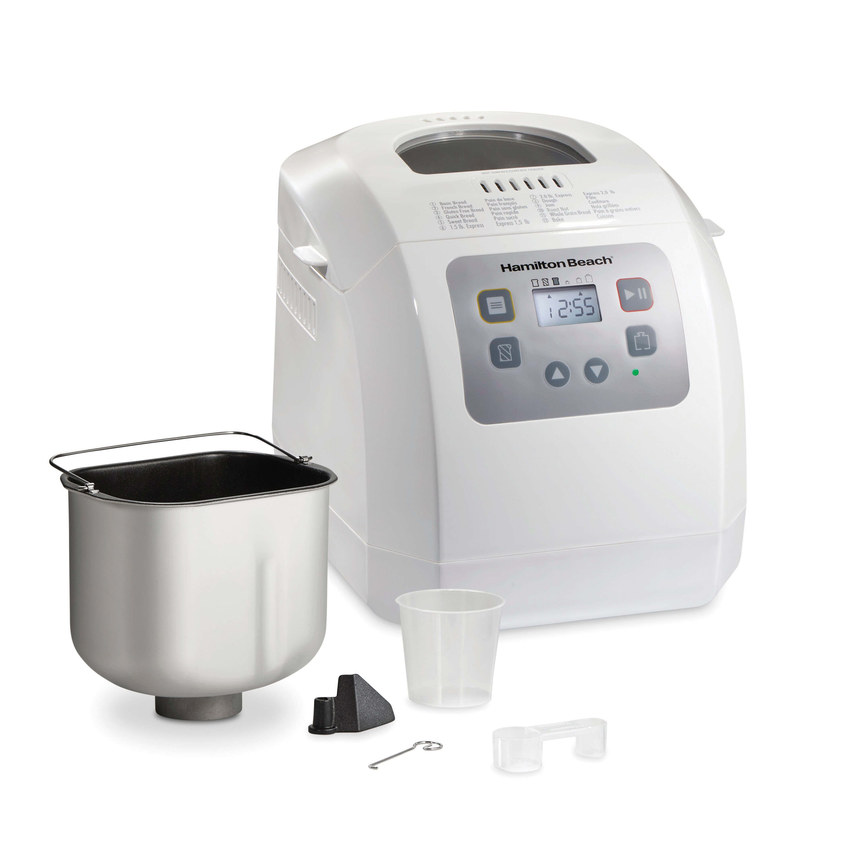 Hamilton Beach White Bread Maker (Bakes up to 2-lb loaf) #29981MN