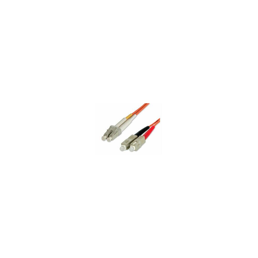StarTech STCH0043 Startech 50FIBLCSC1 1m 50-125 Multimode LC-SC Fiber Cable