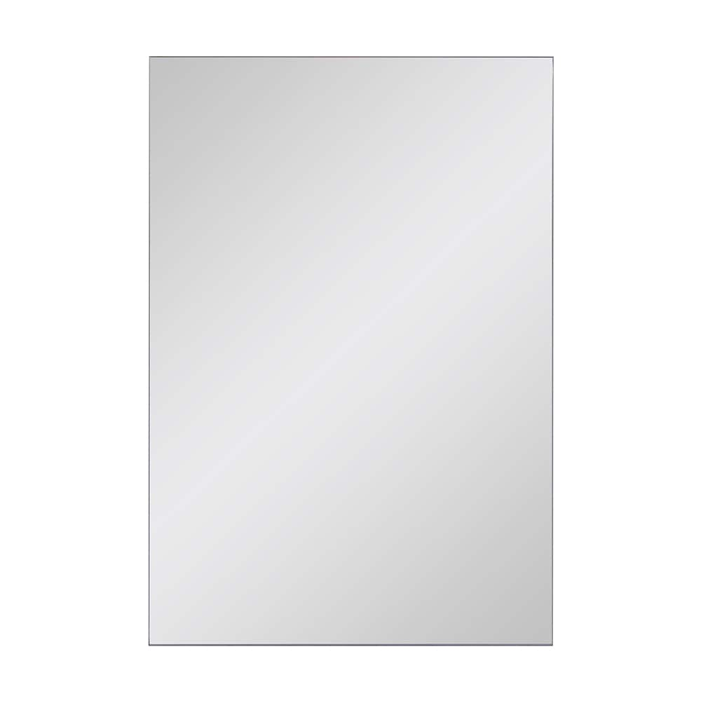 Broan Focus 16 In X 22 In Recessed Mount Frameless Mirrored Medicine Cabinet At