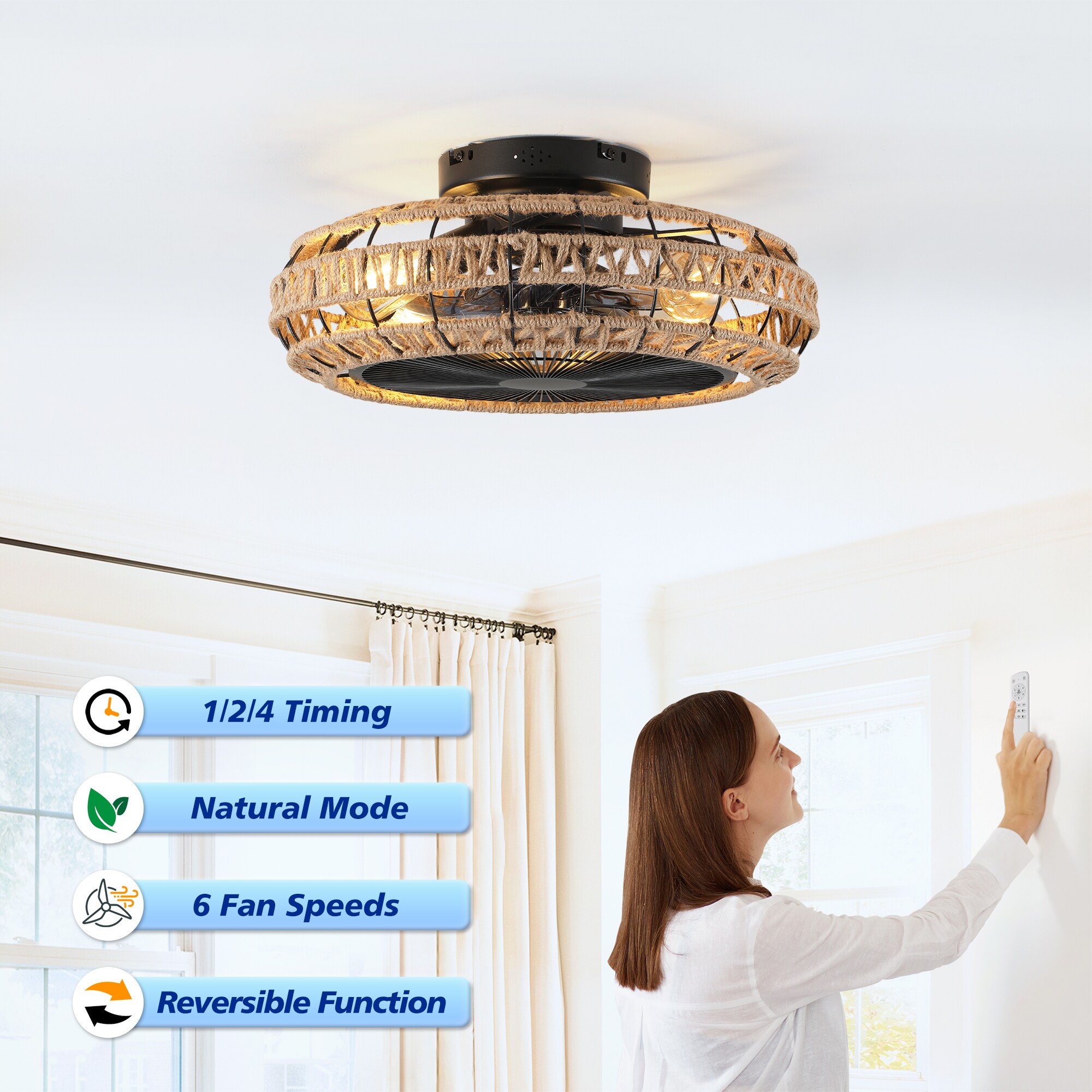 Tenleaf LIGHT0413-110 Ceiling-Fans - View #7
