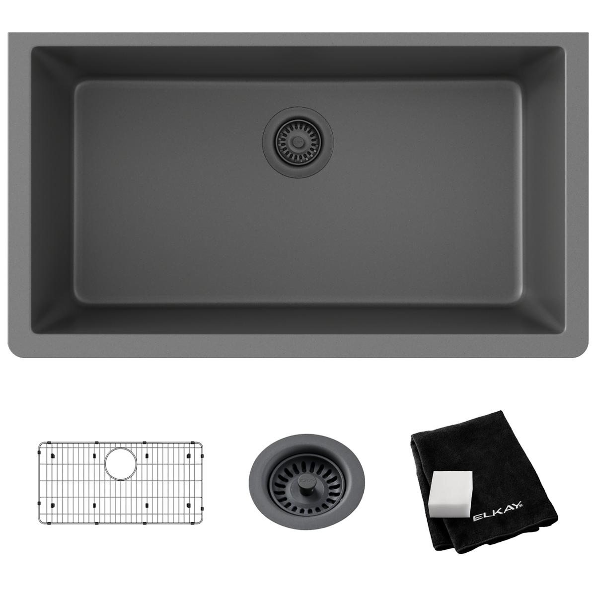 Elkay ELGRU13322GT0C Kitchen-Sinks - View #3