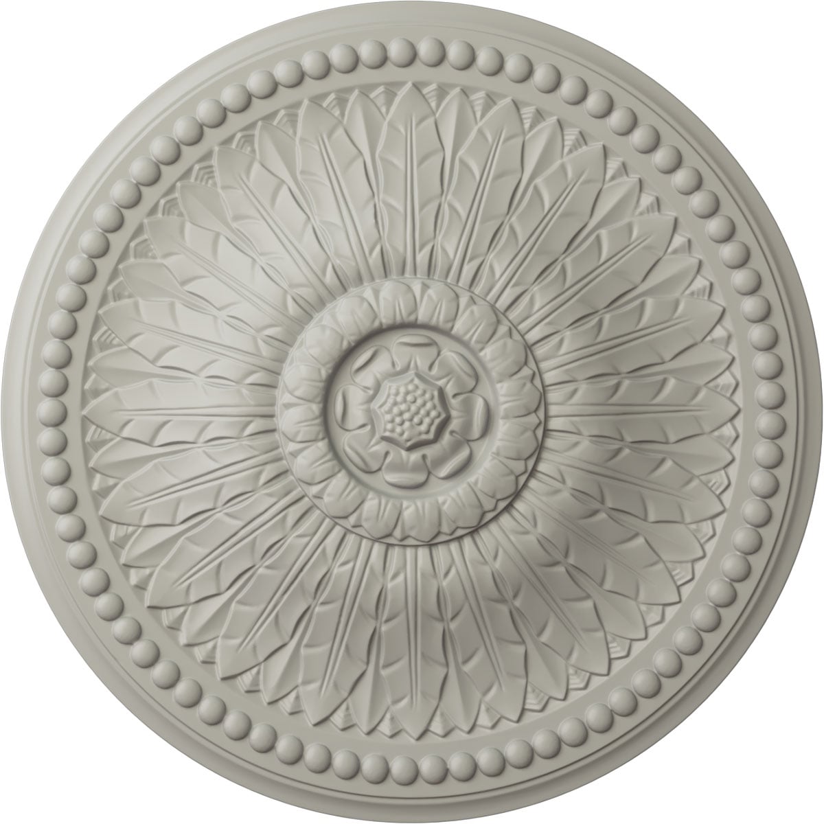Ekena Millwork CM29SPPCF Springtime 29.375-in W x 29.375-in L Pot Of Cream Polyurethane Ceiling Medallion