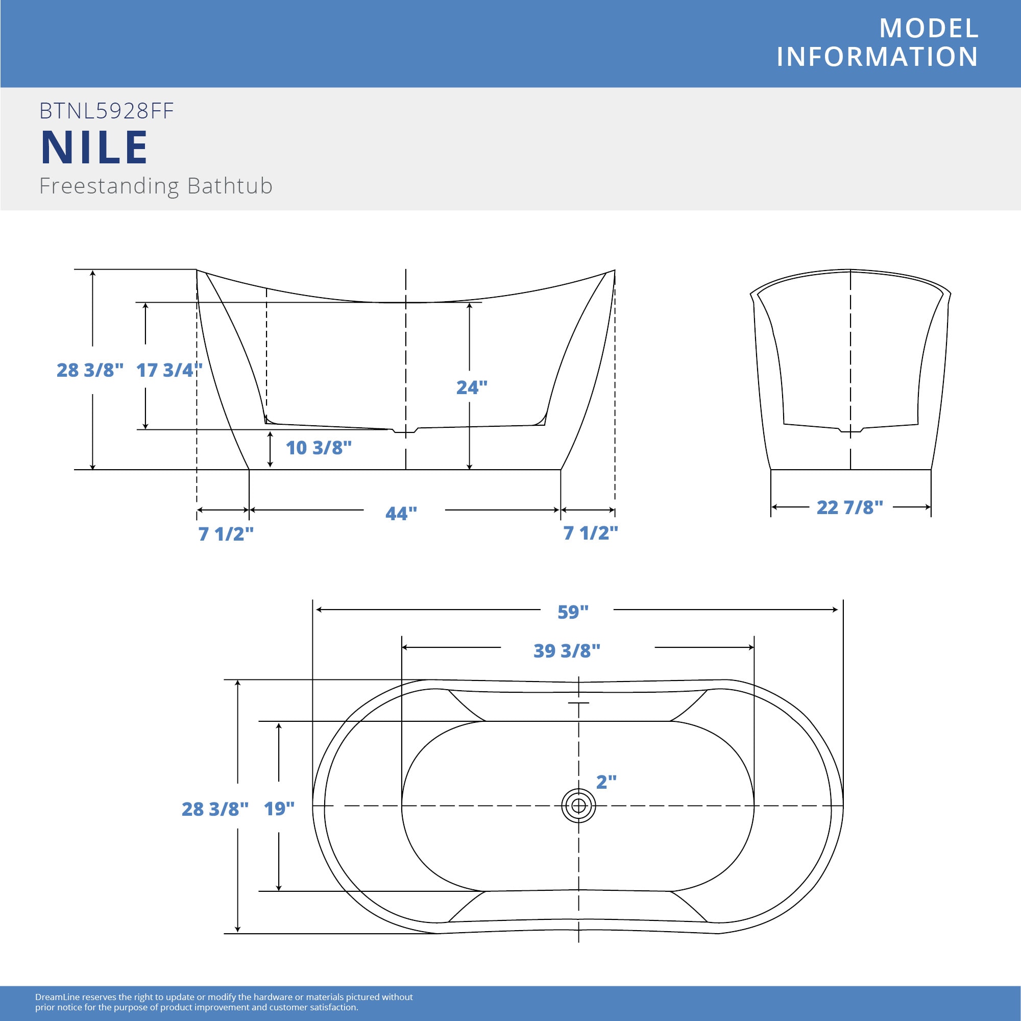 DreamLine BTCP6928HFXXC04 bathtubs - View #11