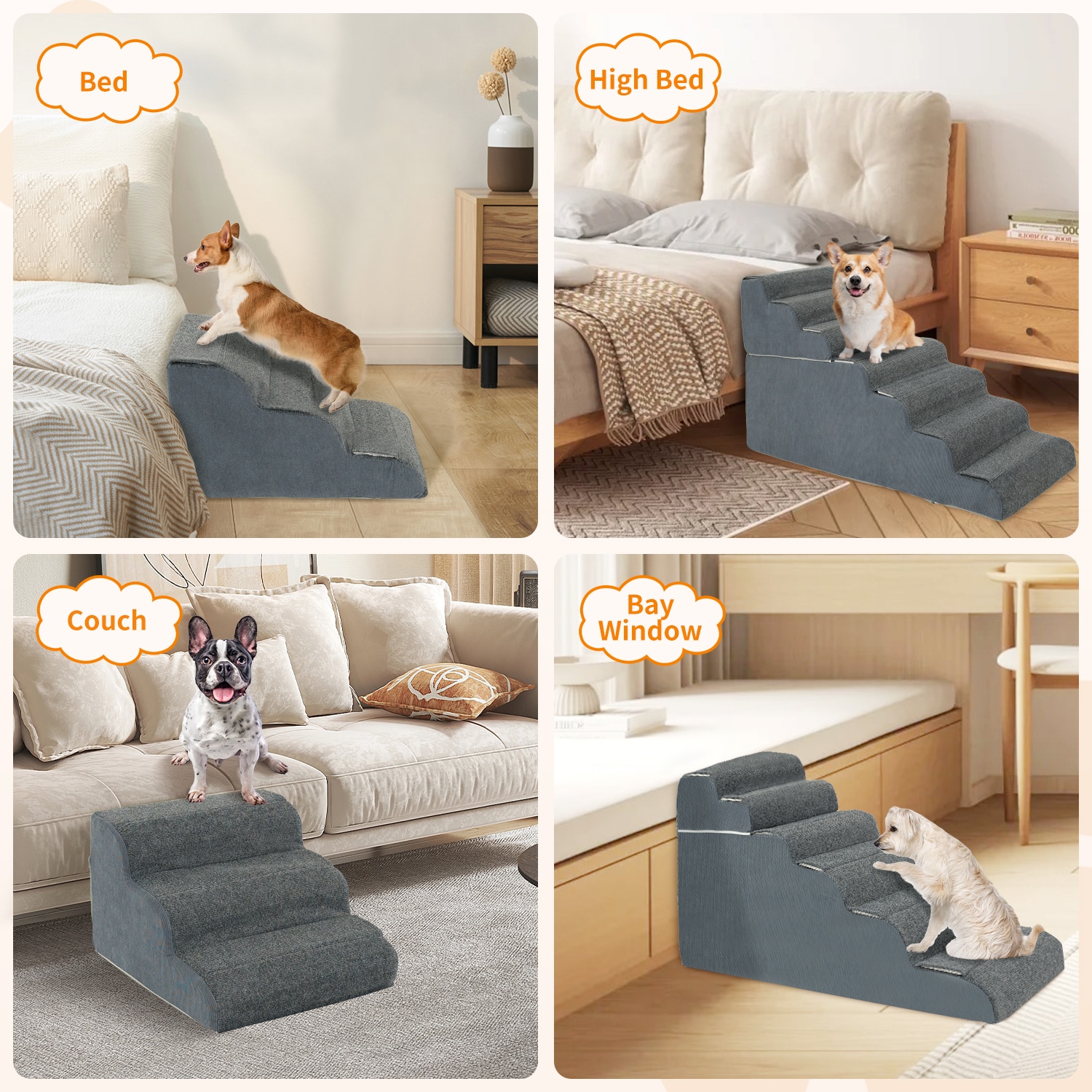 Esazn I1331650-GY-L-GY01 Pet-Steps - View #6