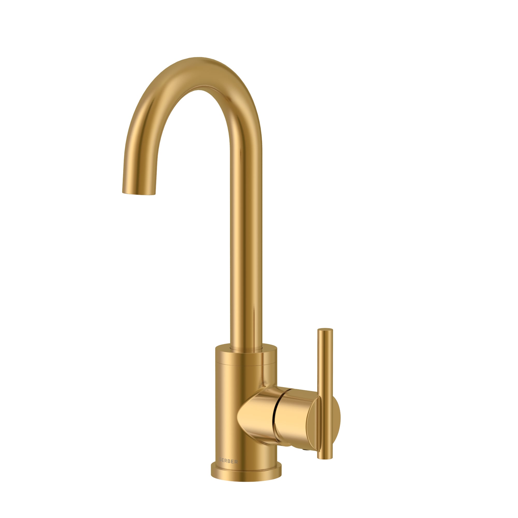 Gerber Brushed Bronze Single Handle Bar and Prep Kitchen Faucet in the ...