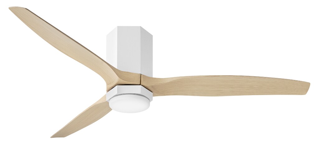 Hinkley Ventus 52-in Metallic Matte Bronze Integrated LED Indoor Smart Propeller Ceiling Fan with Light and Remote (3-Blade) 902852FMM-LIA Sansujyuku sansujyuku.com