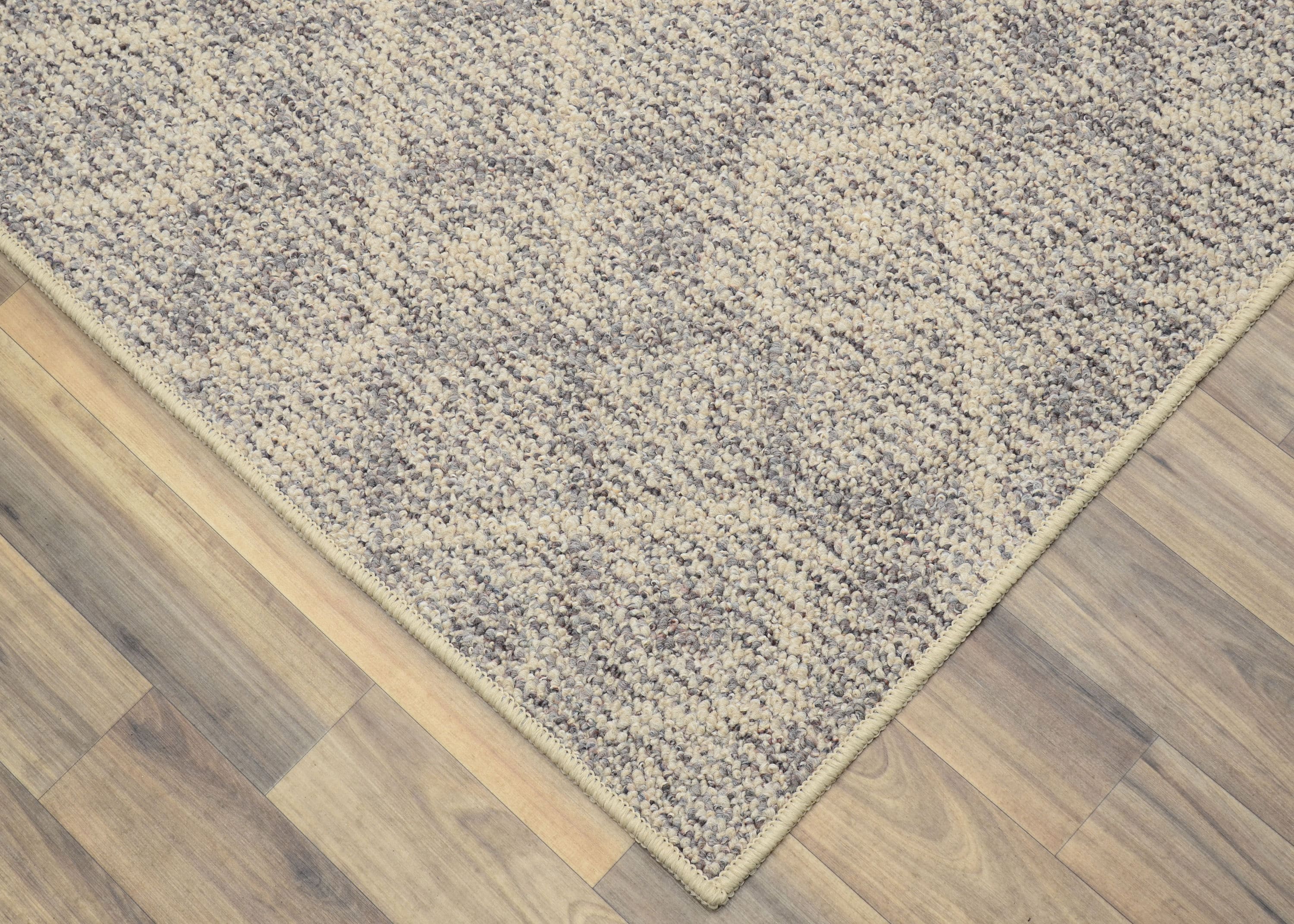 Garland 12' Square Gray Polypropylene Stain-Resistant Area Rug