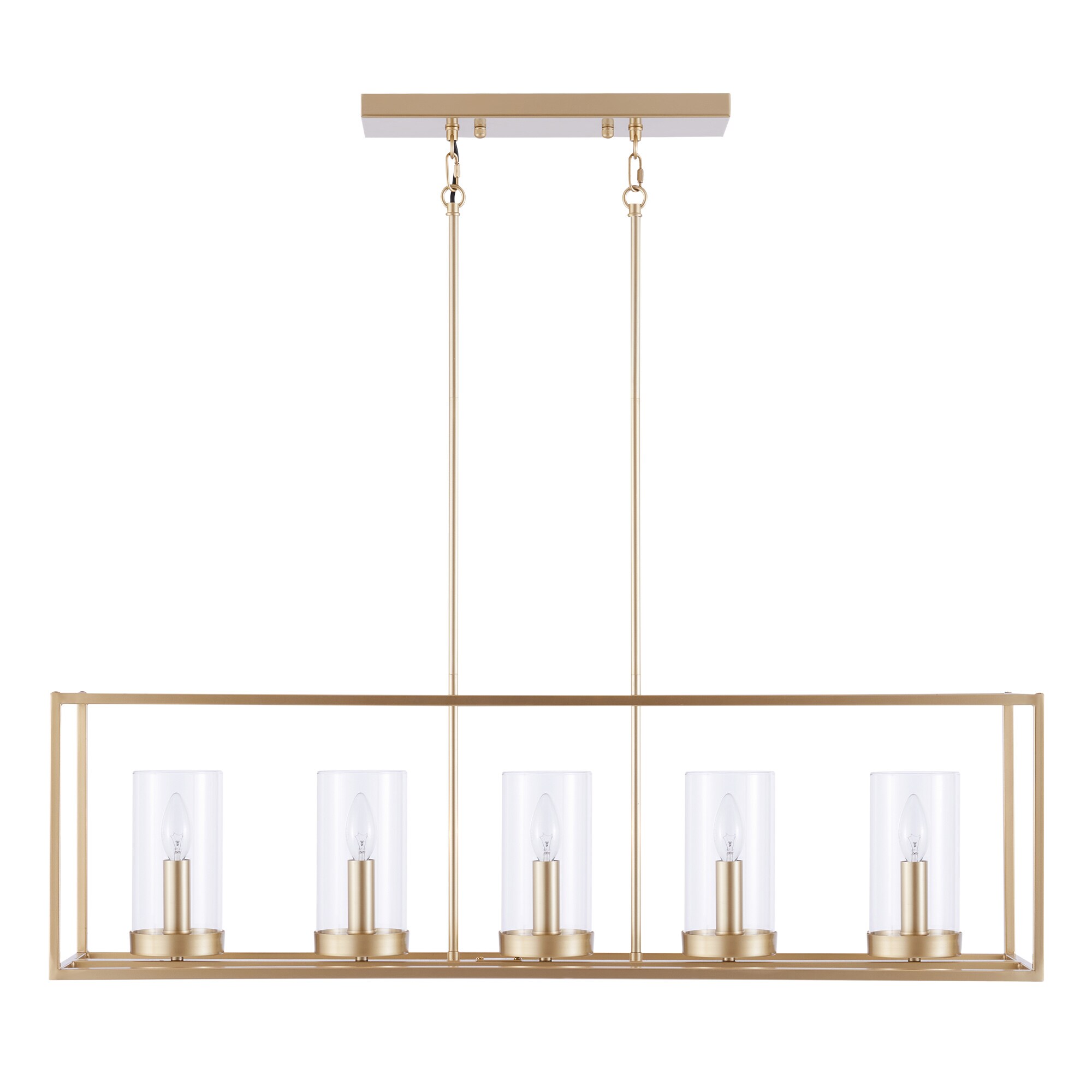 gold linear light fixture