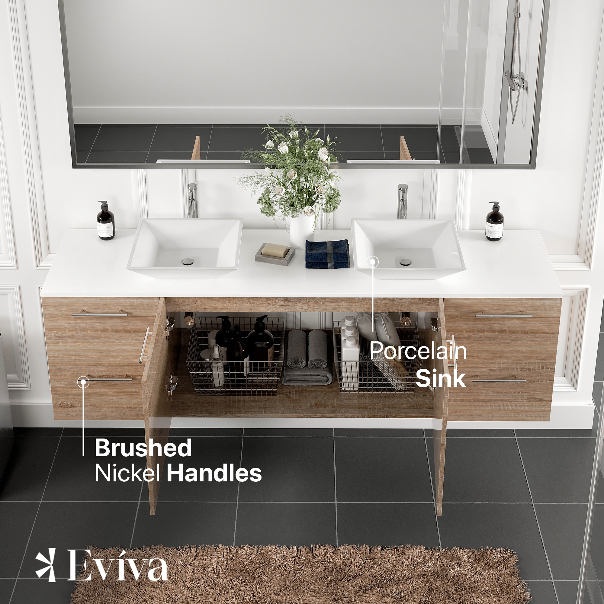 Eviva EVVN403-72WHOK Bath-Vanity-Combo - View #3