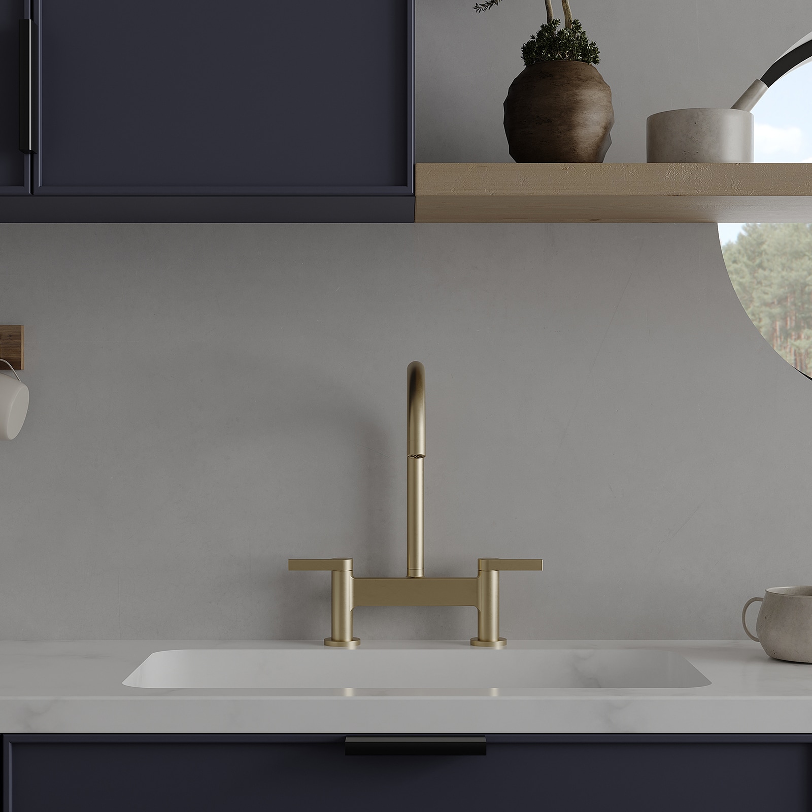 BWE C-4081-BG Kitchen-Faucets - View #4