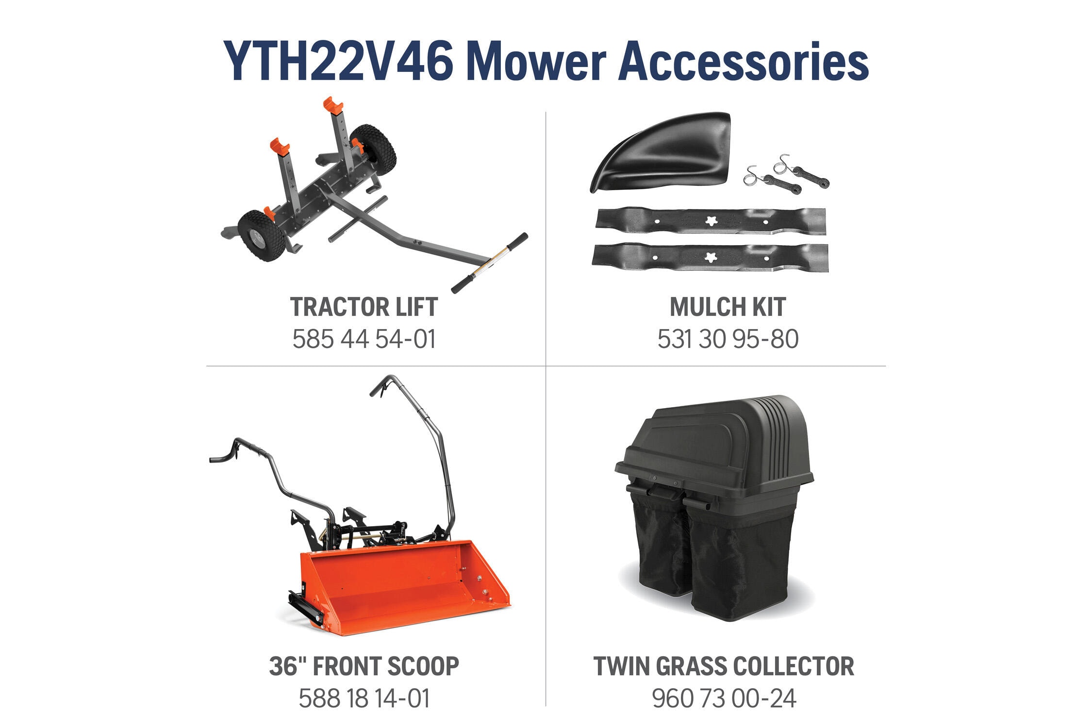 Husqvarna YTH22V46 46-in 22-HP V-twin Gas Riding Lawn Mower in the 