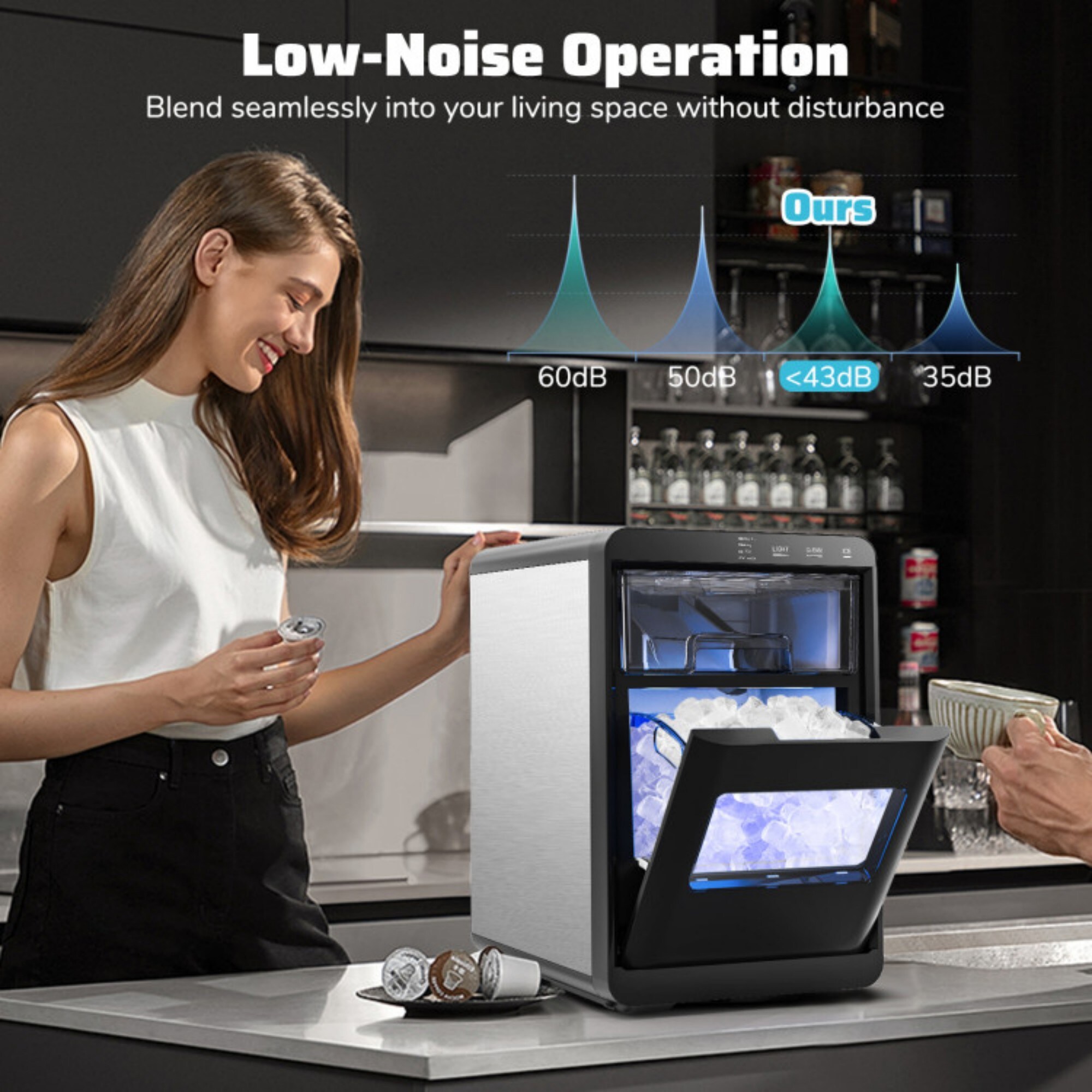 LUCKY ONE LO-ES10547USBK Ice-Makers - View #4