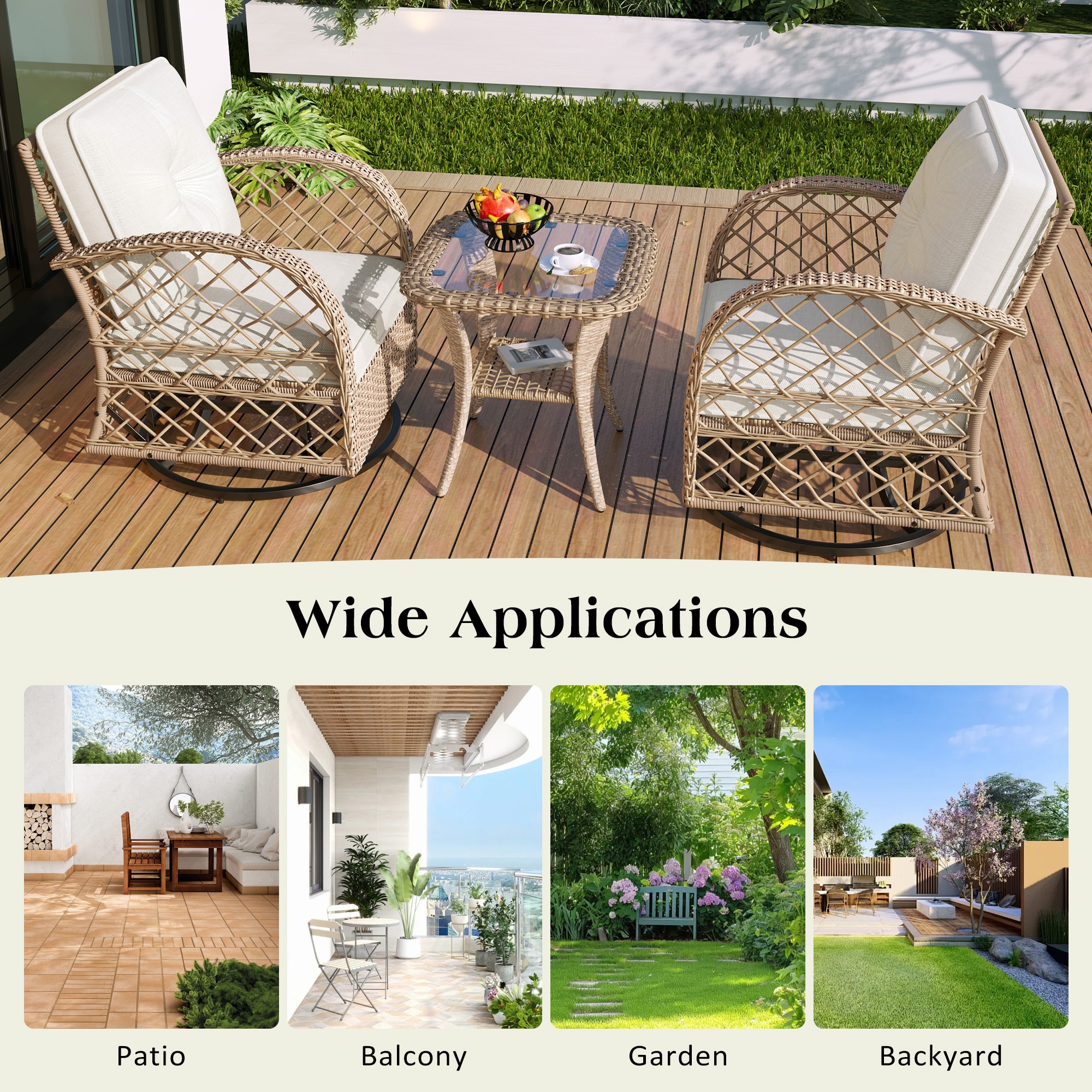 ModernLuxe L-N719P234190N Patio-Conversation-Sets - View #4