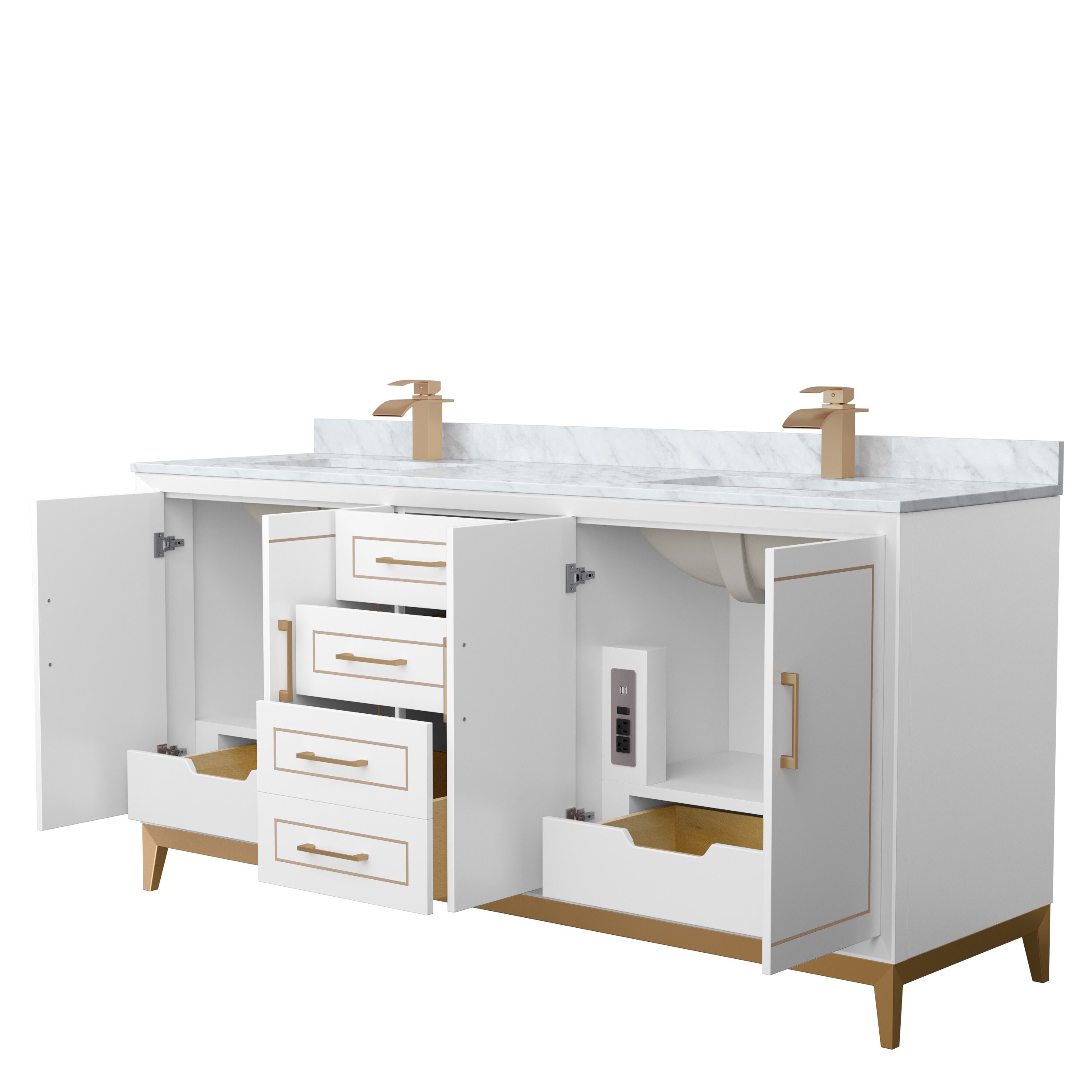 Wyndham Collection WCH515172DWZCMUNSMXX Bath-Vanity-Combo - View #2