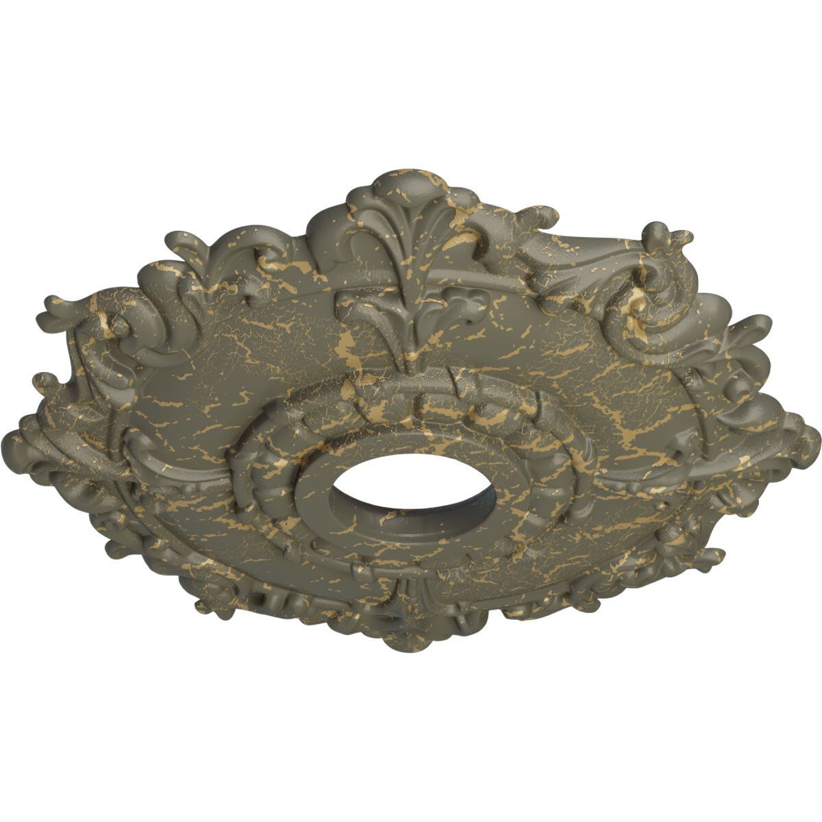 Ekena Millwork CM18RLWHC Ceiling-Medallions - View #2