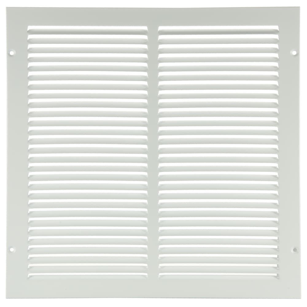 RELIABILT 7111414WH 14-in x 14-in Steel White Sidewall/Ceiling Grille