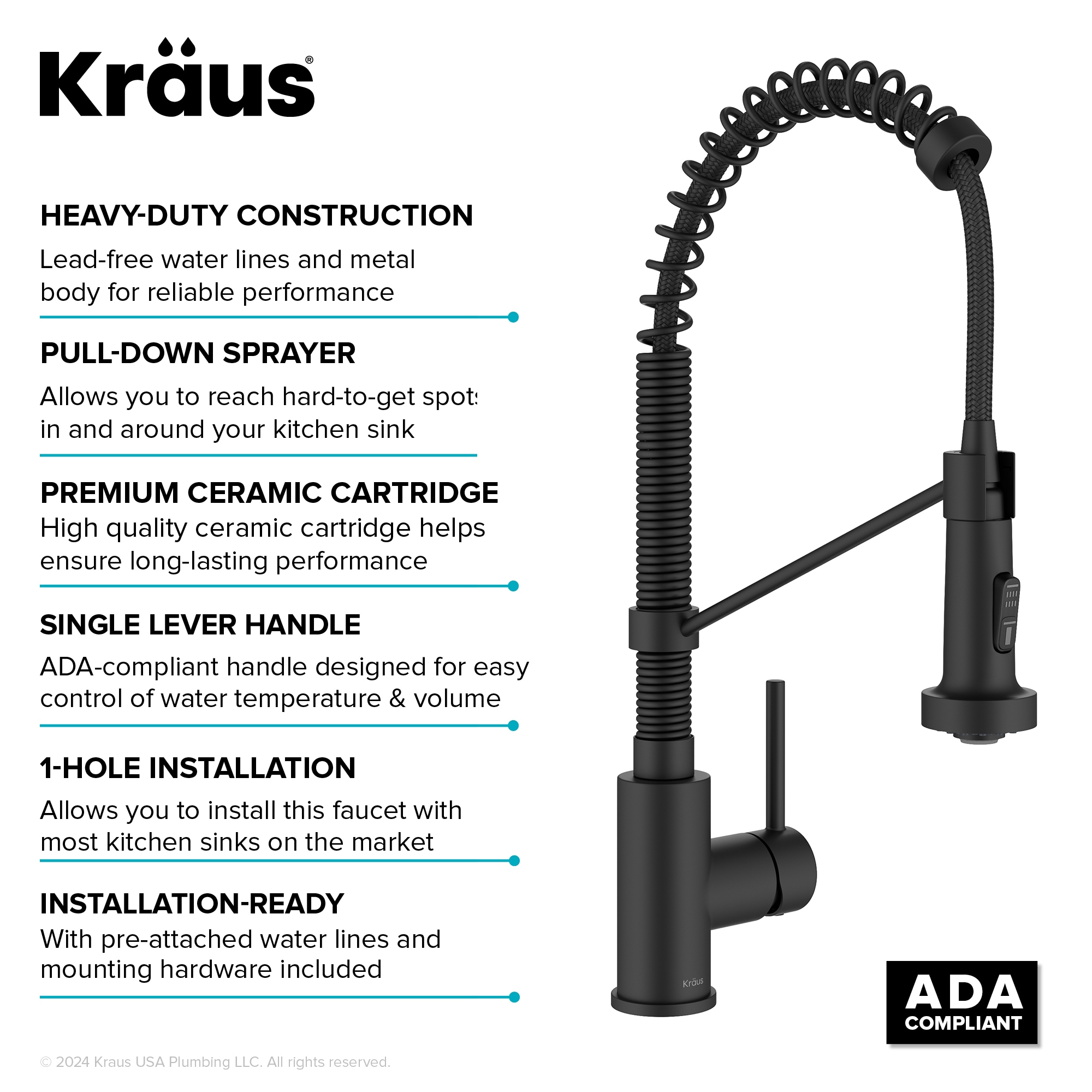 Kraus KPF-1610MB Kitchen-Faucets - View #15