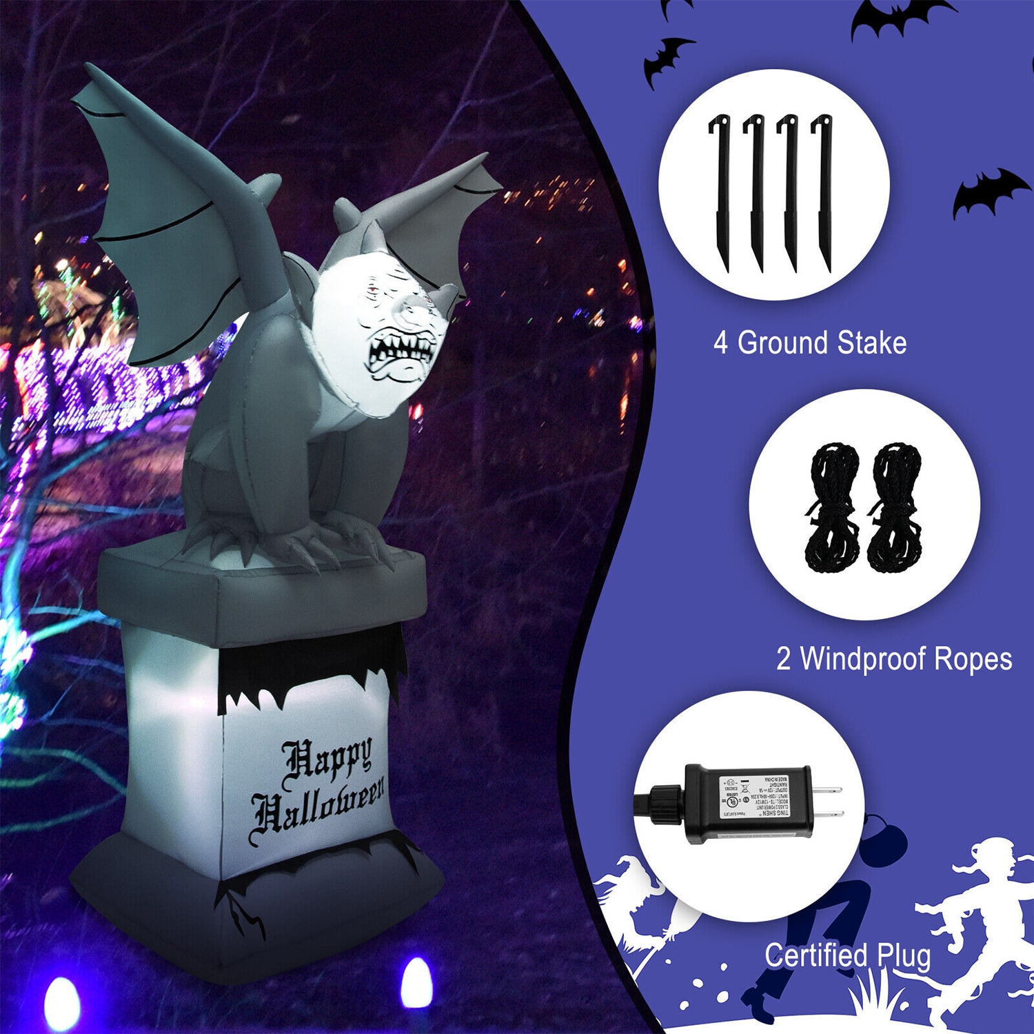 WELLFOR TX-HGY-10012US Outdoor-Halloween-Decor - View #6