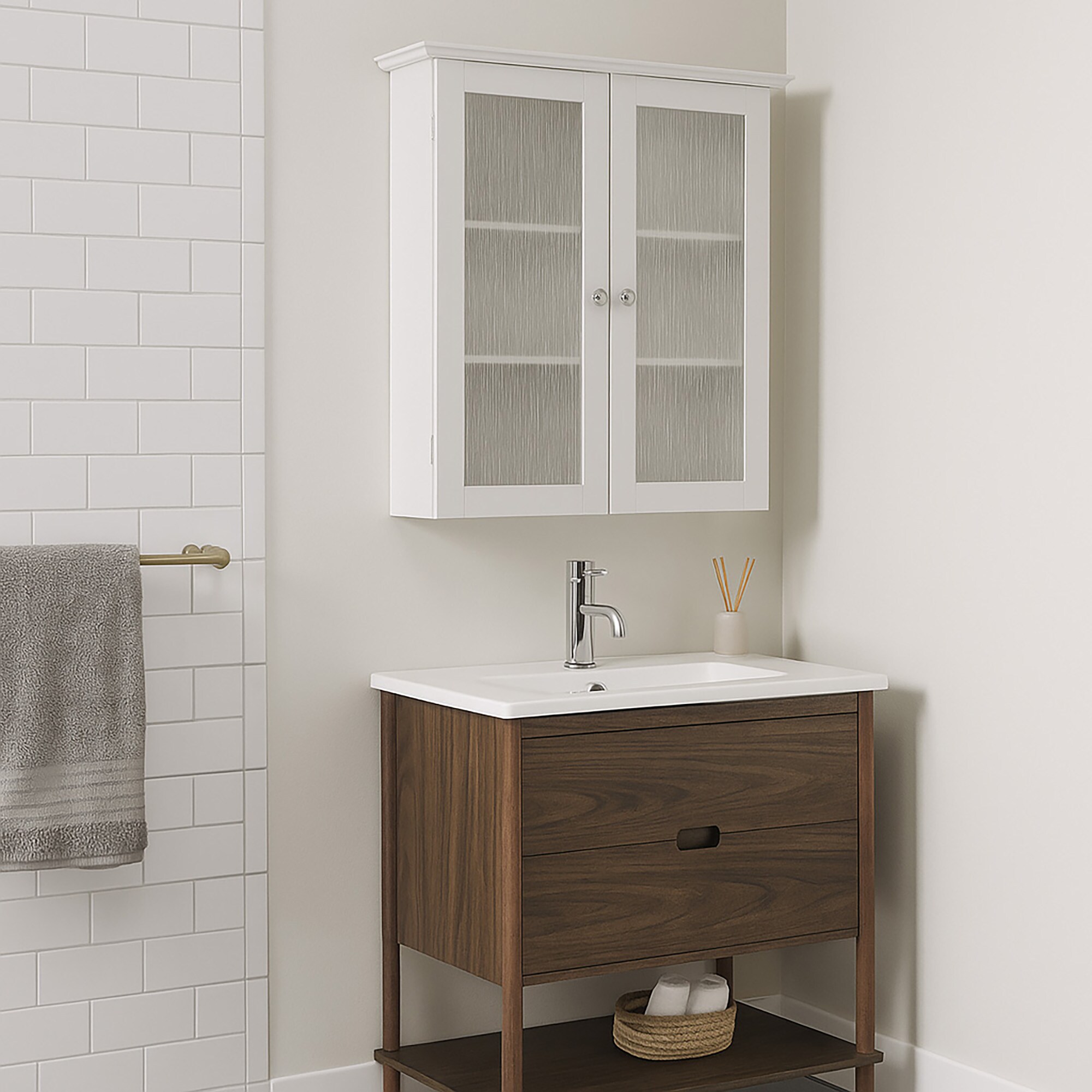 Teamson Home ELG-581 Bathroom-Wall-Cabinets - View #5