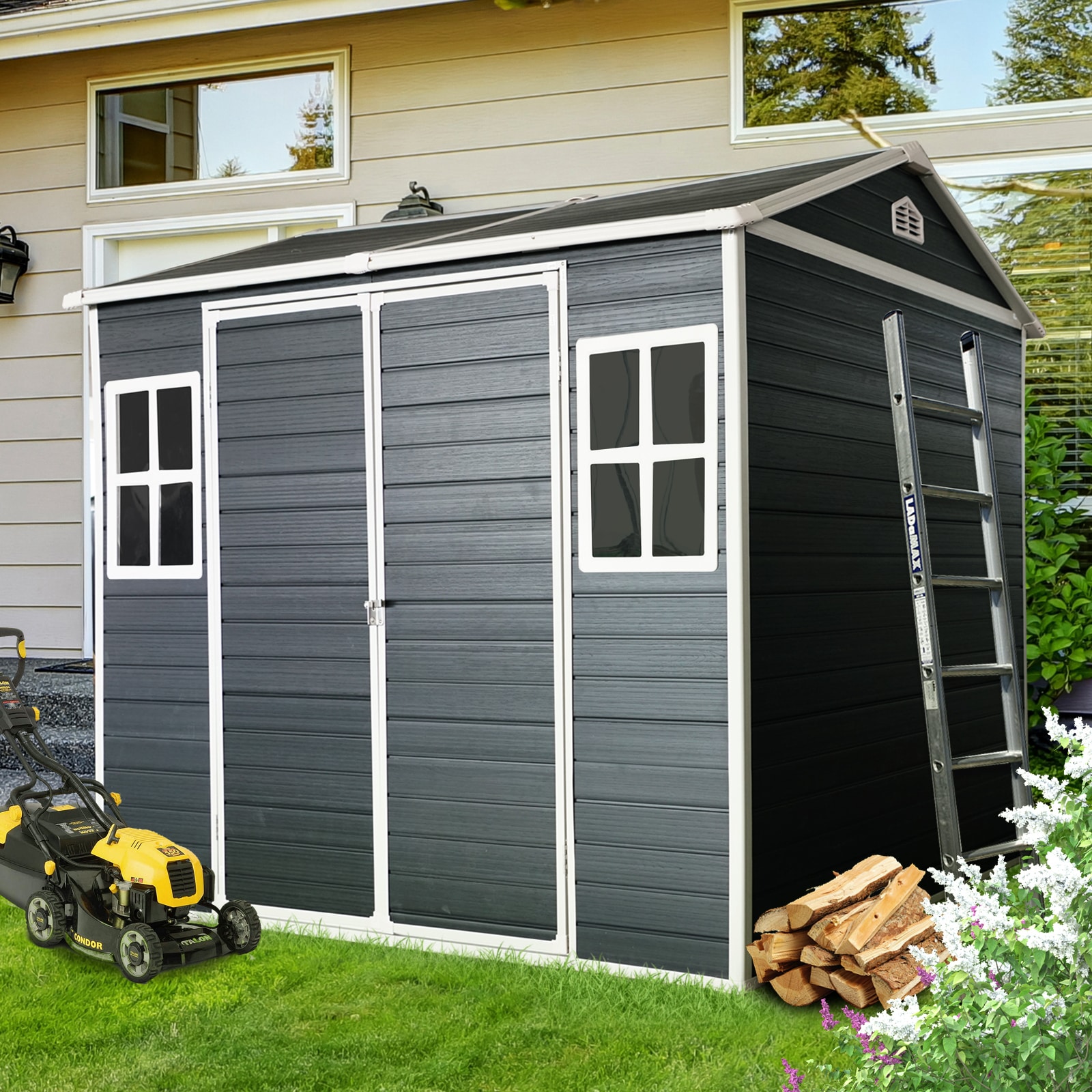Mondawe MD-WWC00048 Vinyl-Resin-Storage-Buildings - View #3