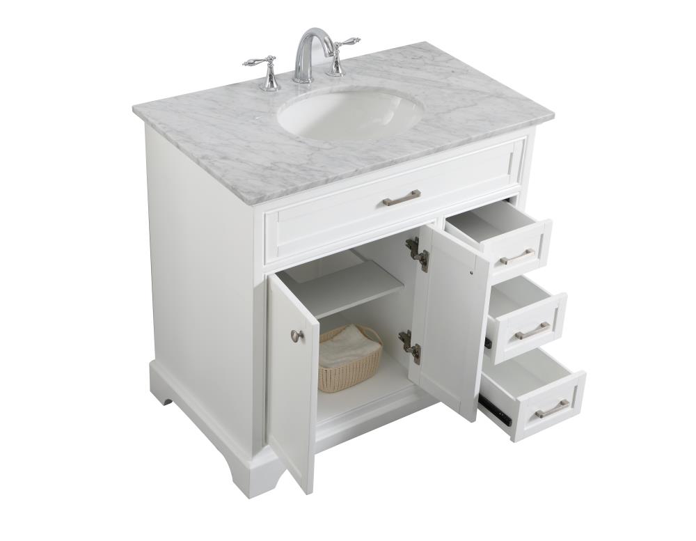 Elegant Decor FI45036WH Bath-Vanity-Combo - View #7