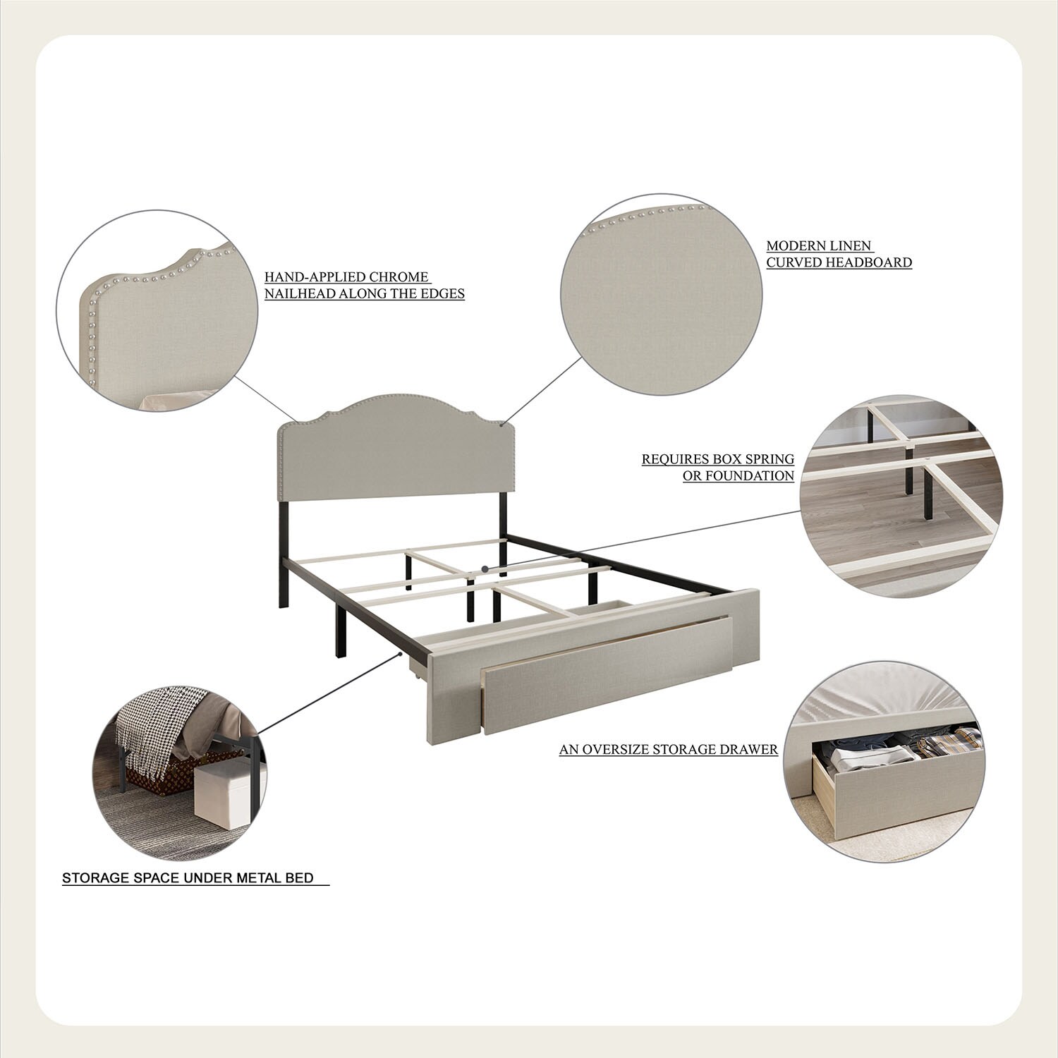 CasePiece C8363FUBS-WGY-LN beds - View #9