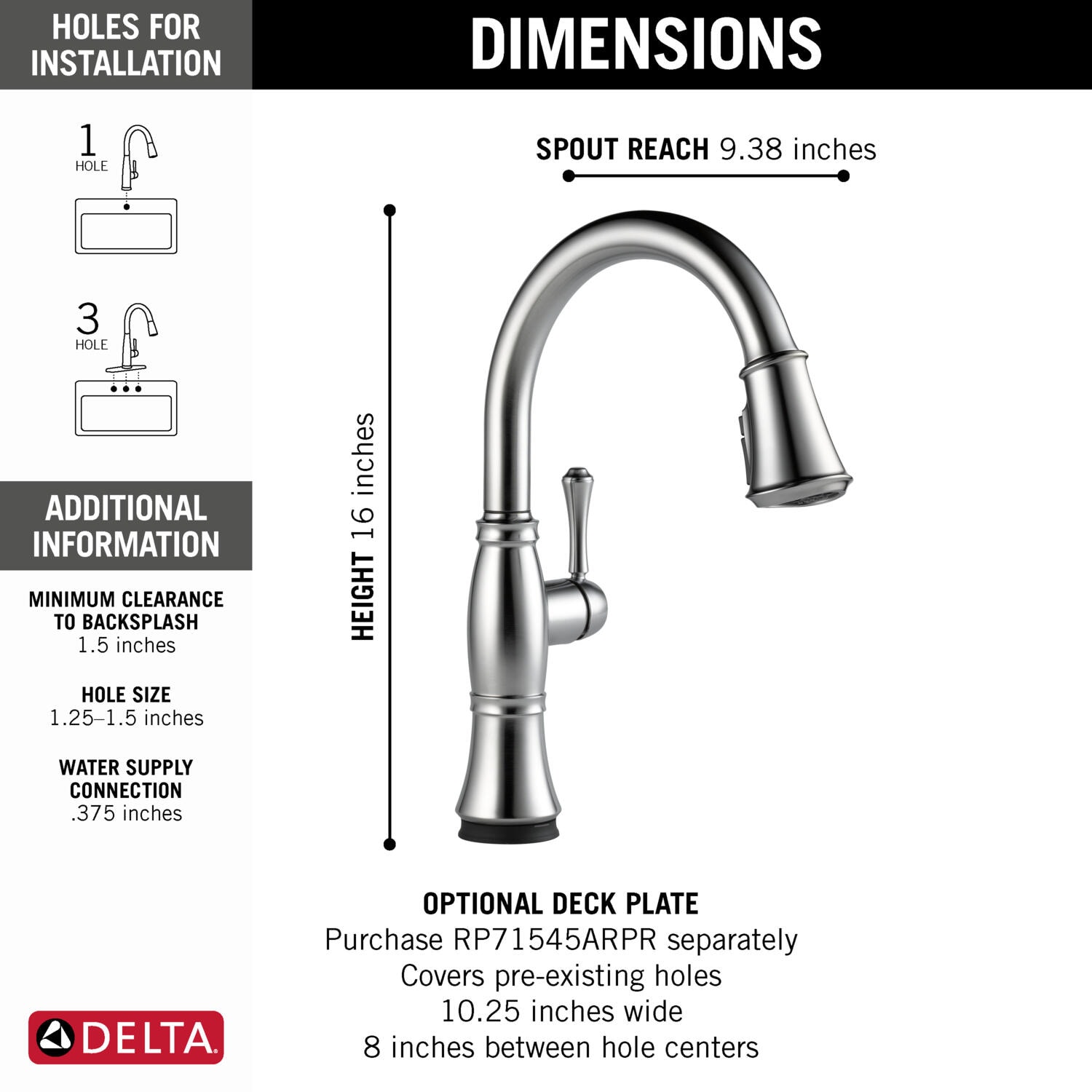 Delta Cassidy Touch2O Lumicoat Arctic Stainless Single Handle Pull-down  Touch Kitchen Faucet in the Kitchen Faucets department at