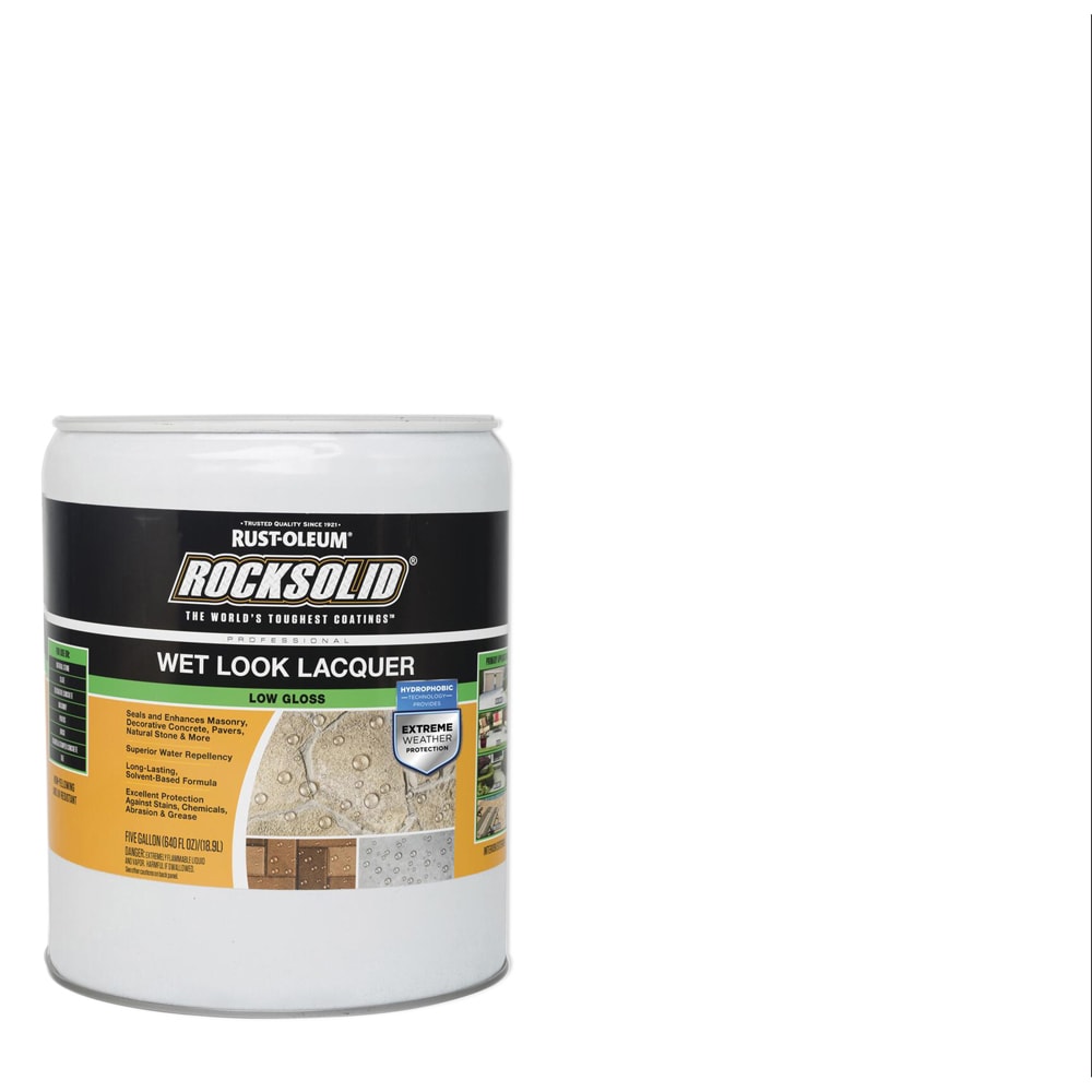Rust-Oleum 293534SOS RockSolid Clear Gloss Oil-based Interior/Exterior Acrylic (5-Gallon)