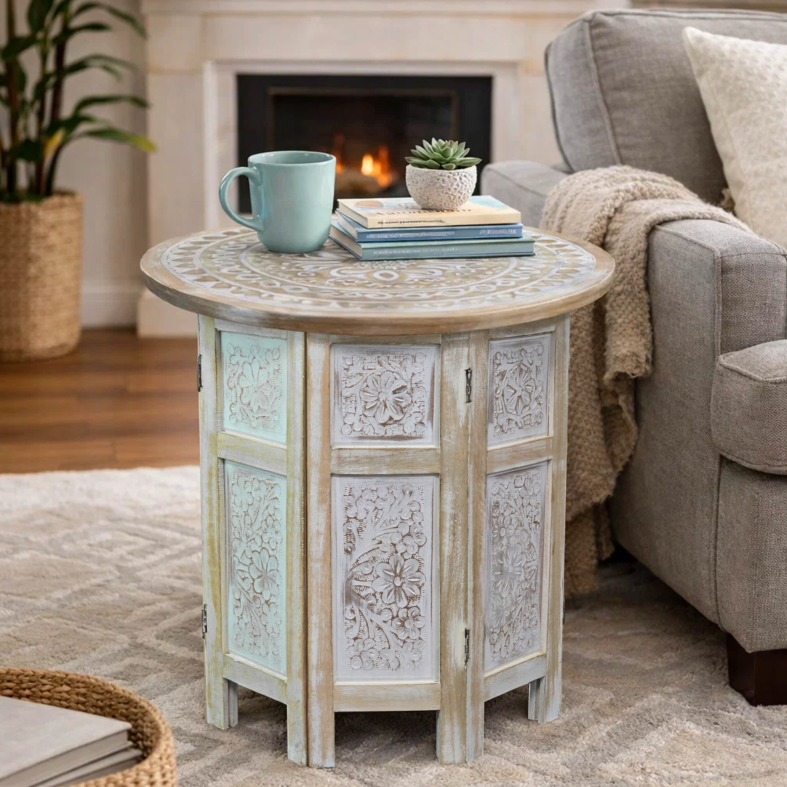 THE URBAN PORT UPT-315245 End-Tables - View #15