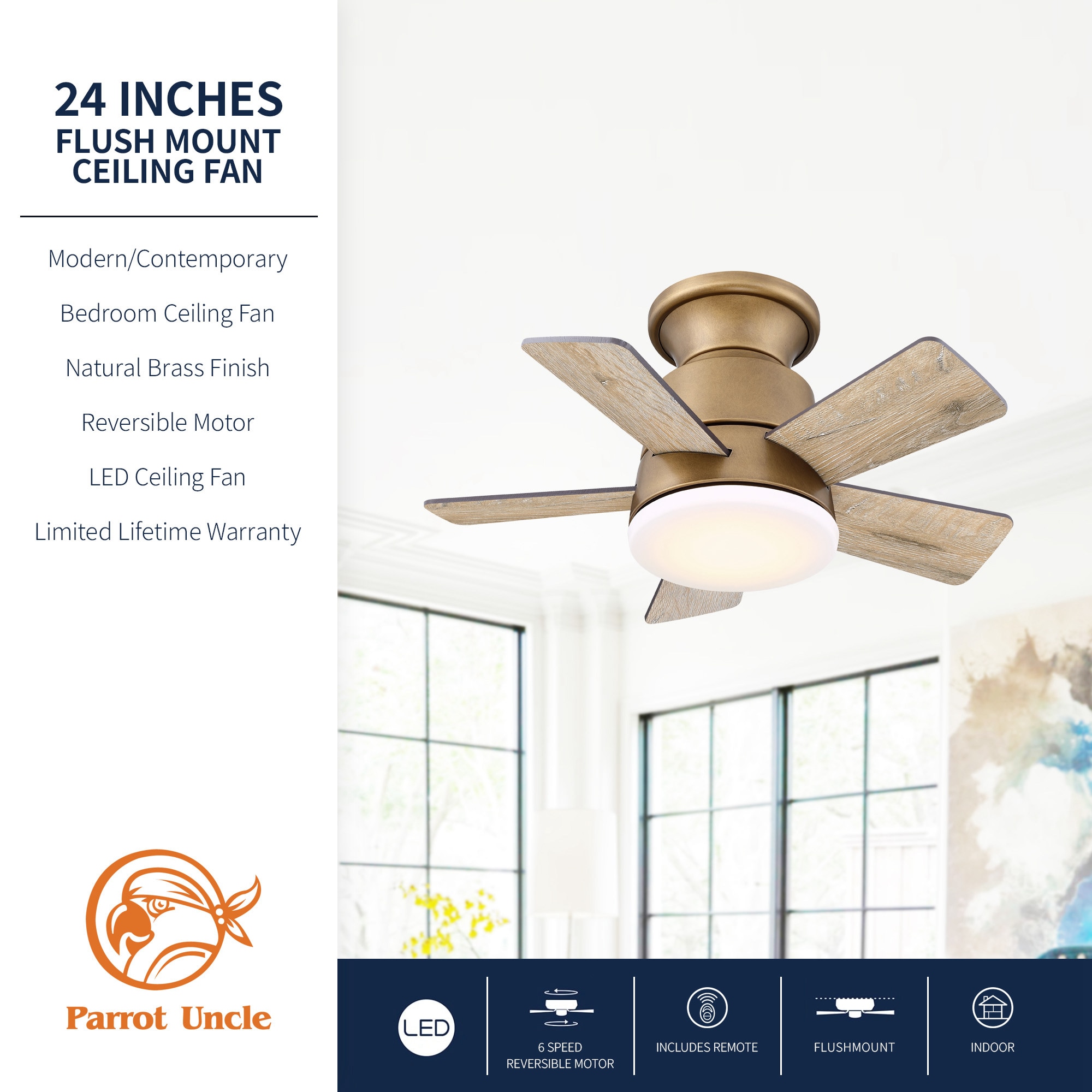Parrot Uncle F8283NBR110V Ceiling-Fans - View #7