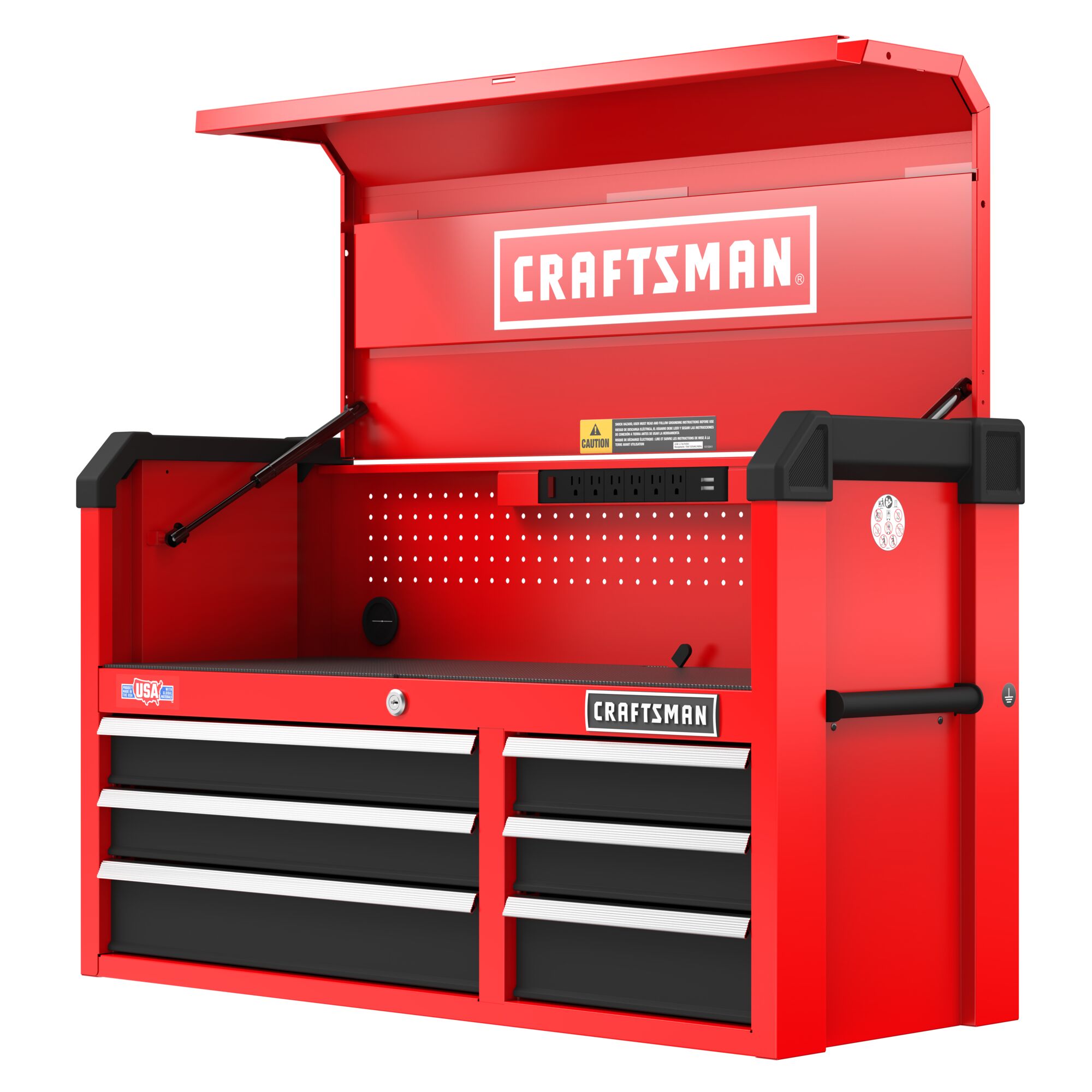 CRAFTSMAN 2000 Series 41-in W x 24.7-in H 6-Drawer Steel Tool Chest (Red) CMST98269RB Sansujyuku sansujyuku.com