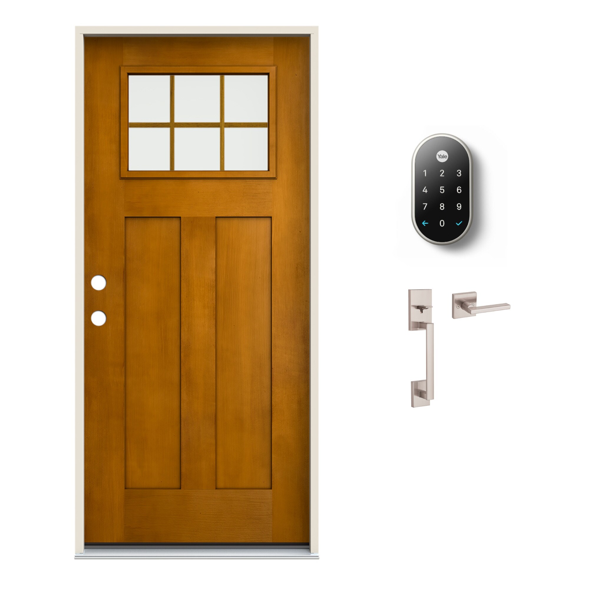 Nest x Yale Smart Lock Wi-Fi Replacement Deadbolt with App/Keypad/Voice  assistant Access Satin Nickel RB-YRD540-WV-619 - Best Buy