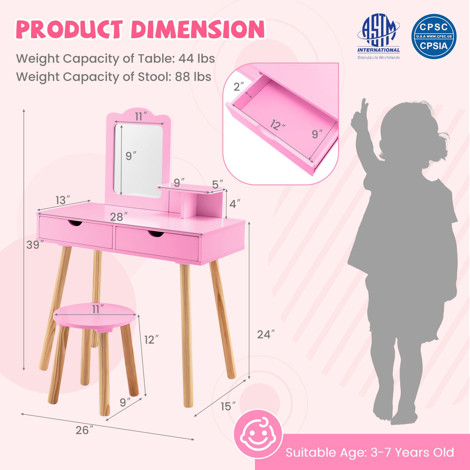 Slickblue D-CO-SF88001YH Bedroom-Vanities - View #4